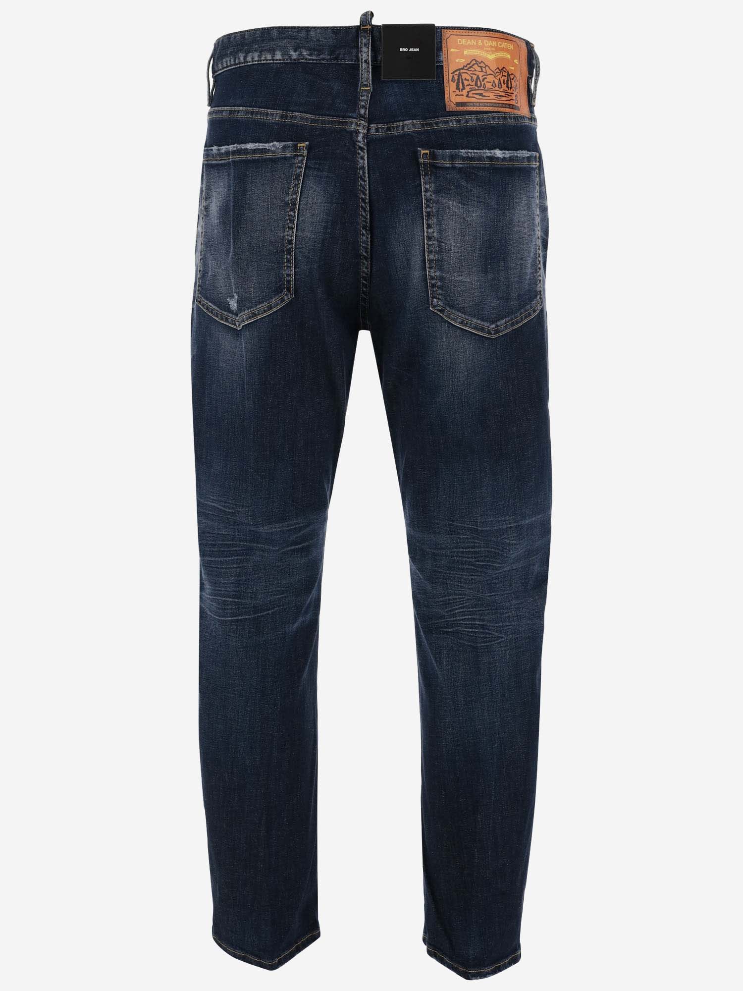 Shop Dsquared2 Stretch Denim Jeans In Blue