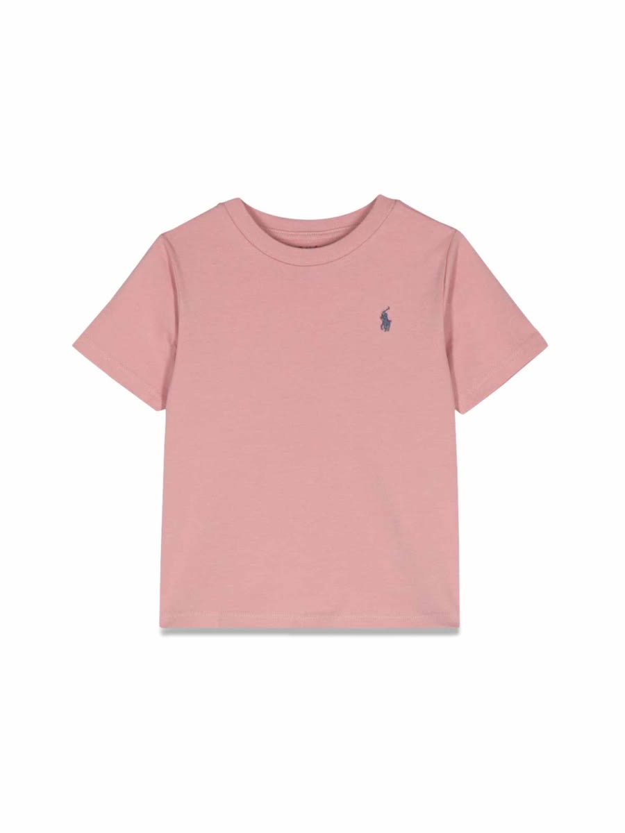 Polo Ralph Lauren Ss Cn-tops-t-shirt In Pink