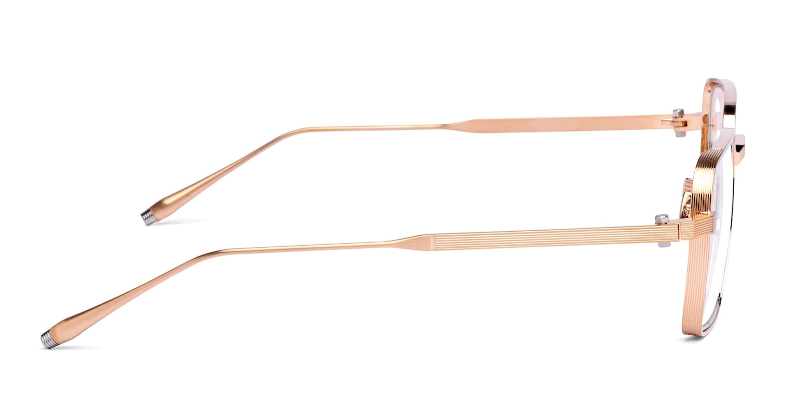 Akoni Giano - Brushed 12k Gold / Silver Rx Glasses In Gold