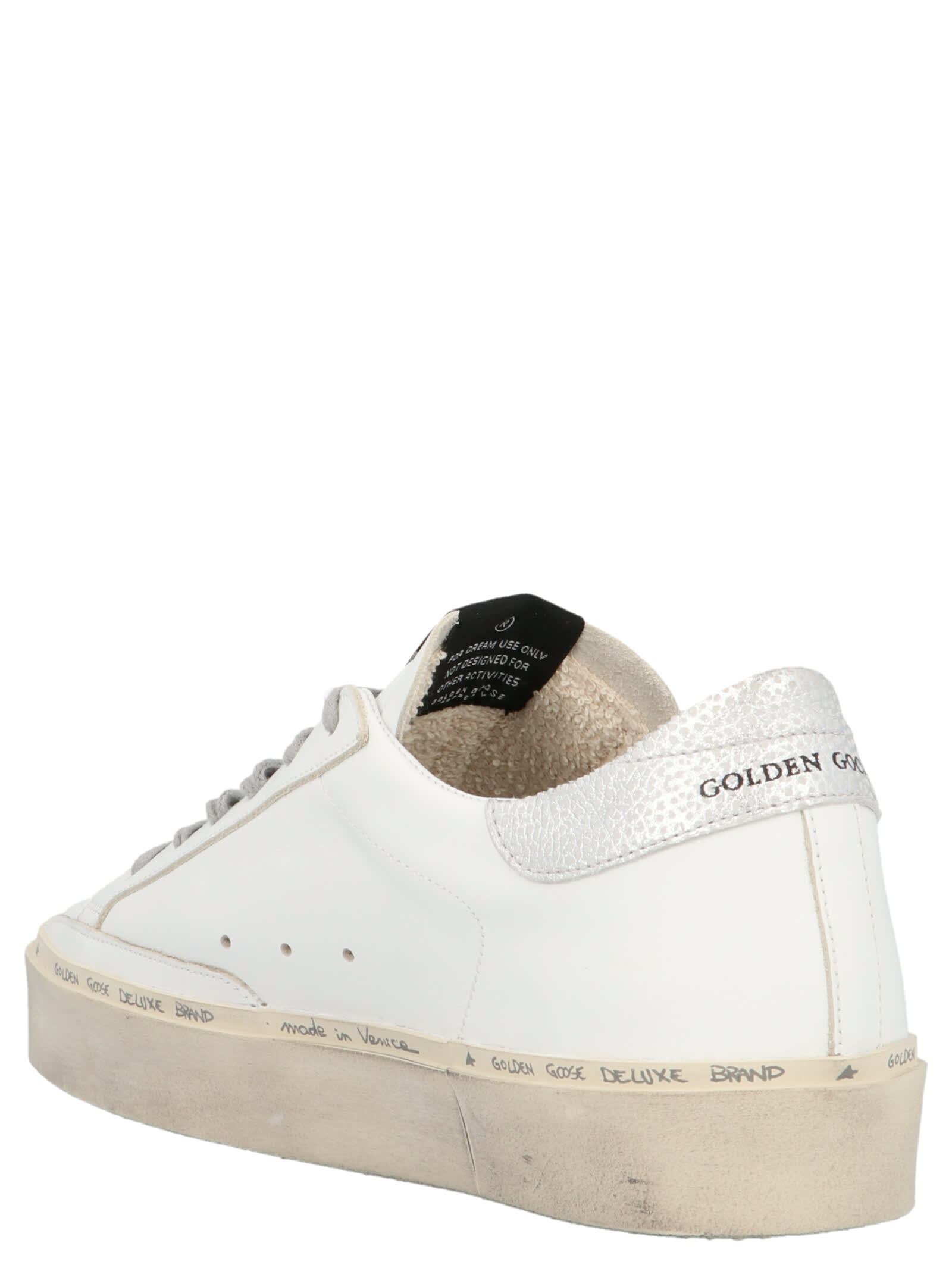 Shop Golden Goose Hi-star Sneakers In White