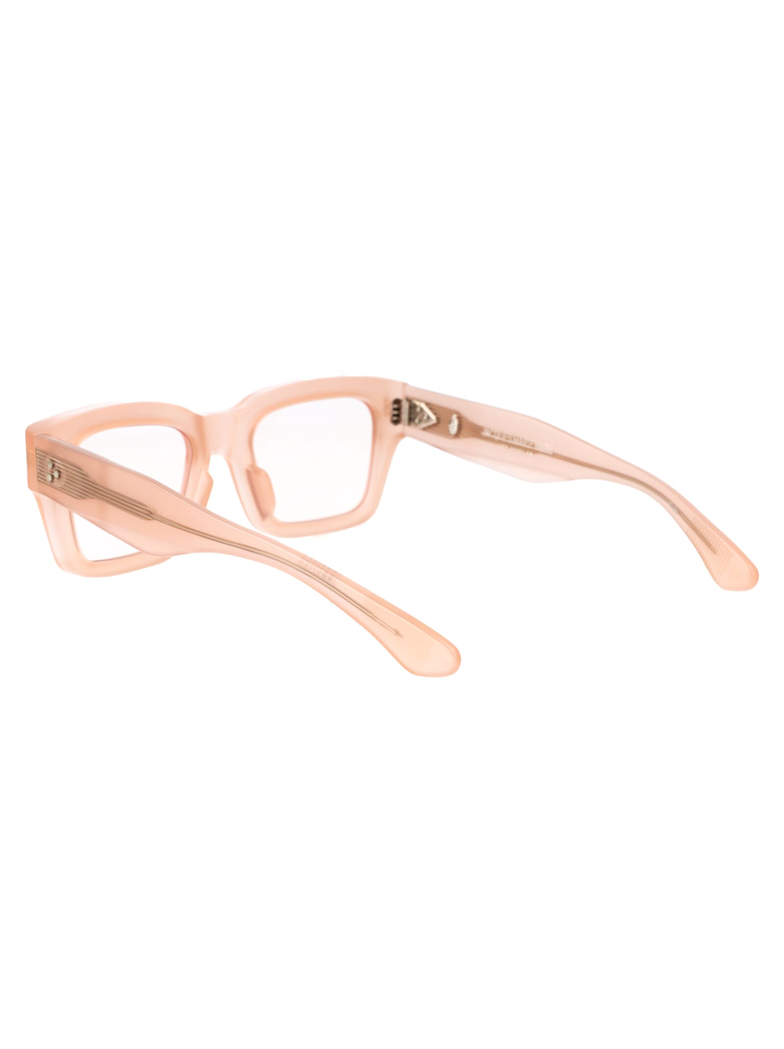 Shop Jacques Marie Mage Suze Glasses In Pink Quartz