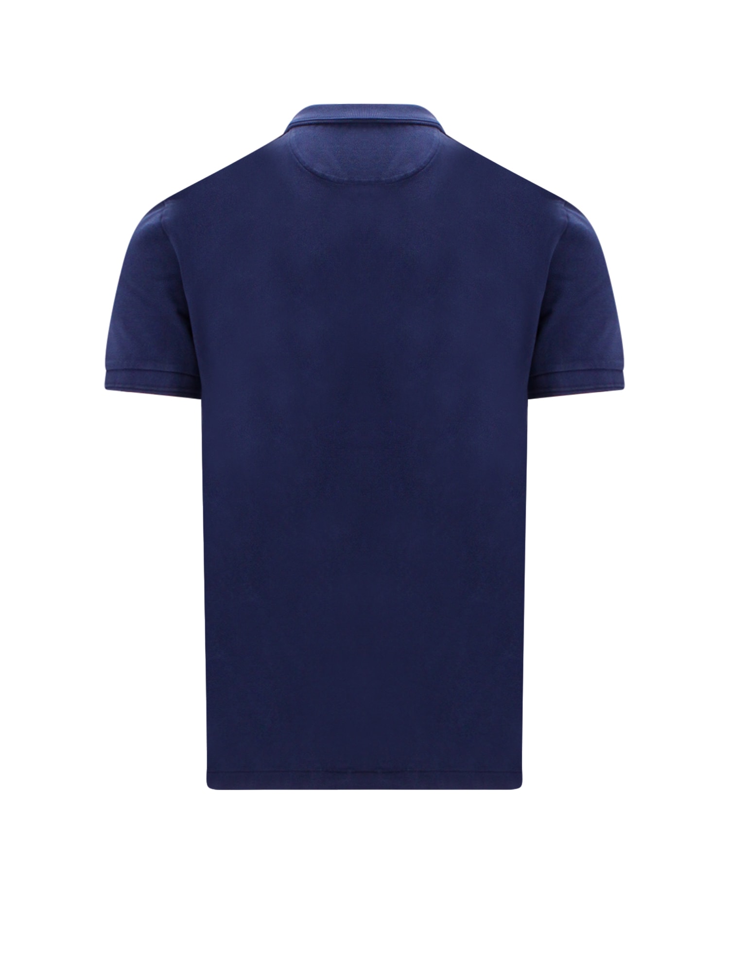 Star Point Polo Shirt In Blue