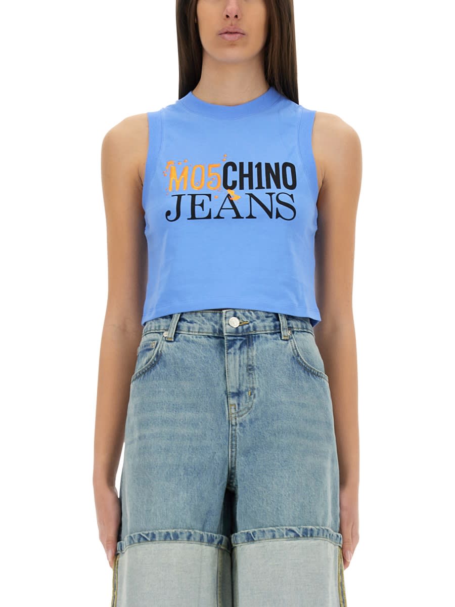 Cropped Top With Logo