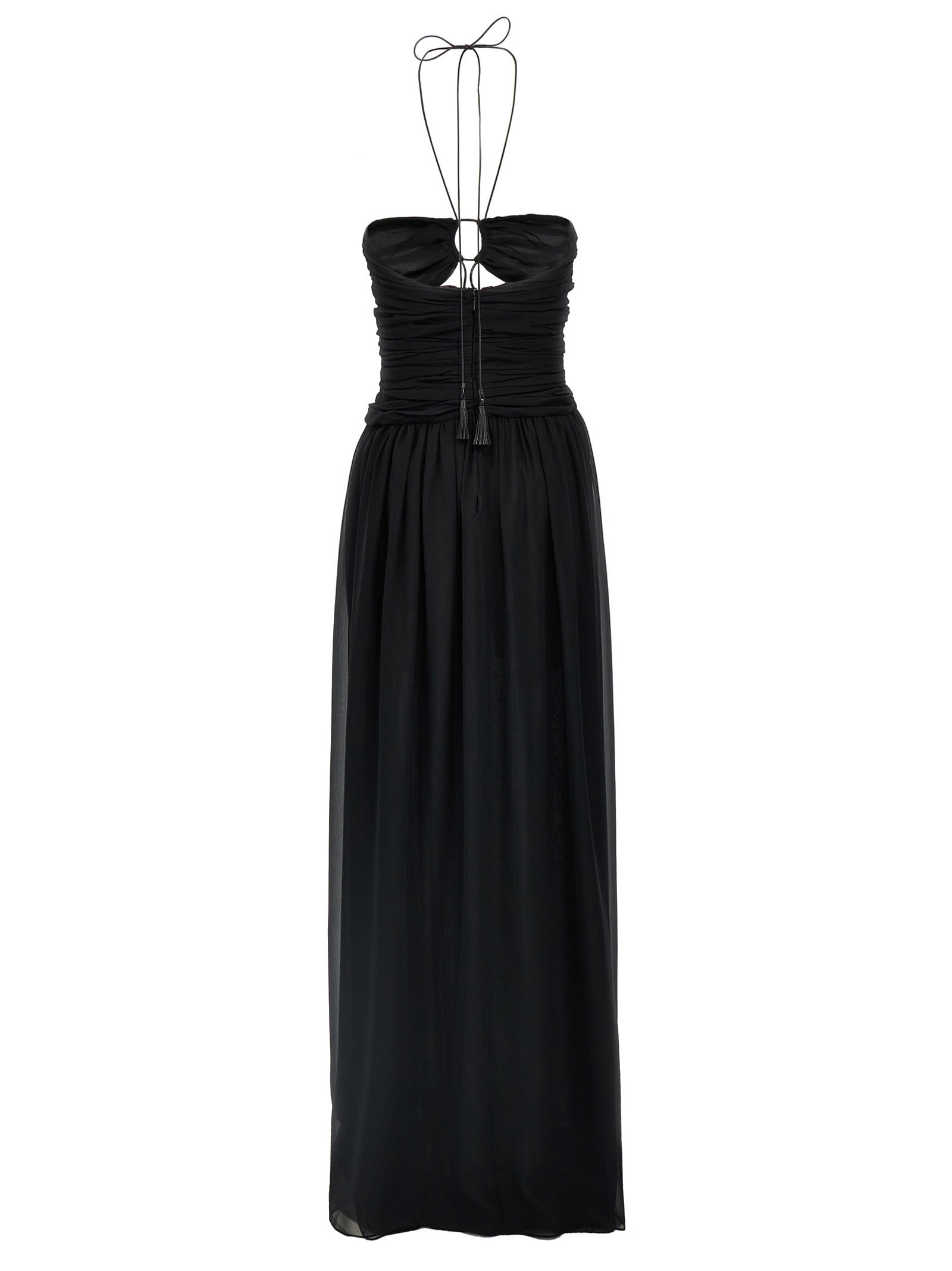 Tom Ford Silk Dress Dresses Black In Black