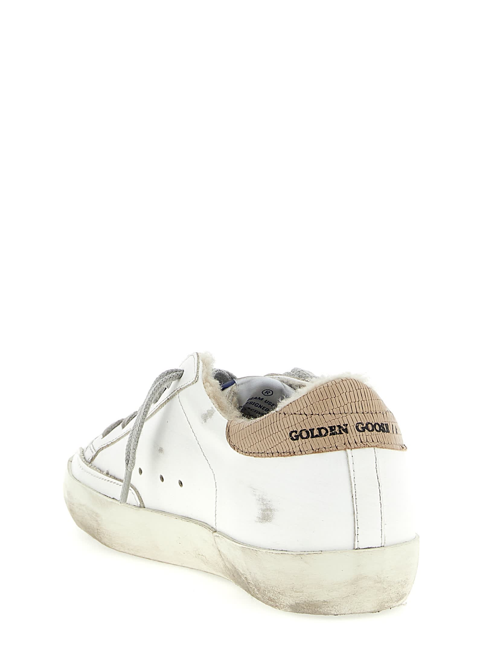 Golden Goose Superstar Sneakers Shearling Lining In Multi