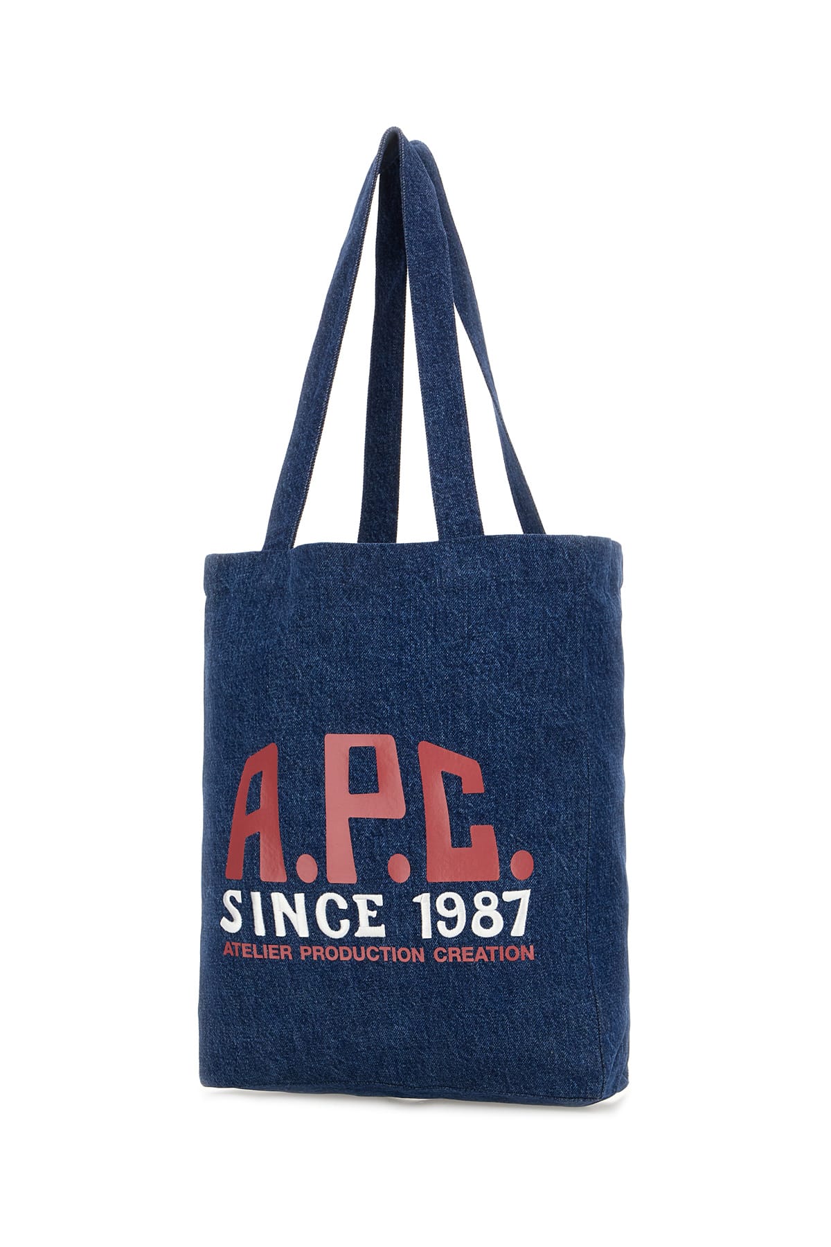 APC DENIM SHOULDER BAG