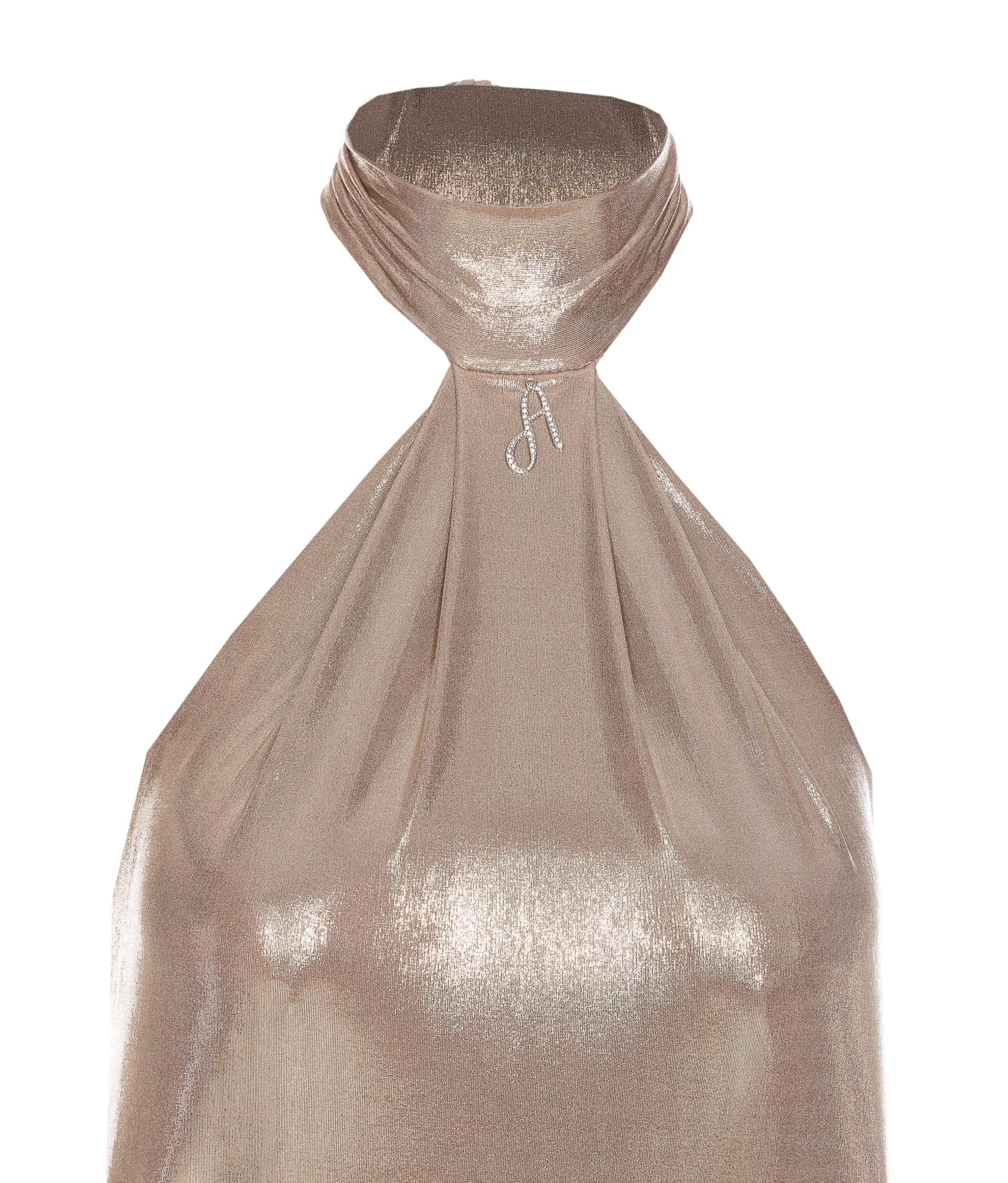 Aniye By Dora Collar Dress In Golden