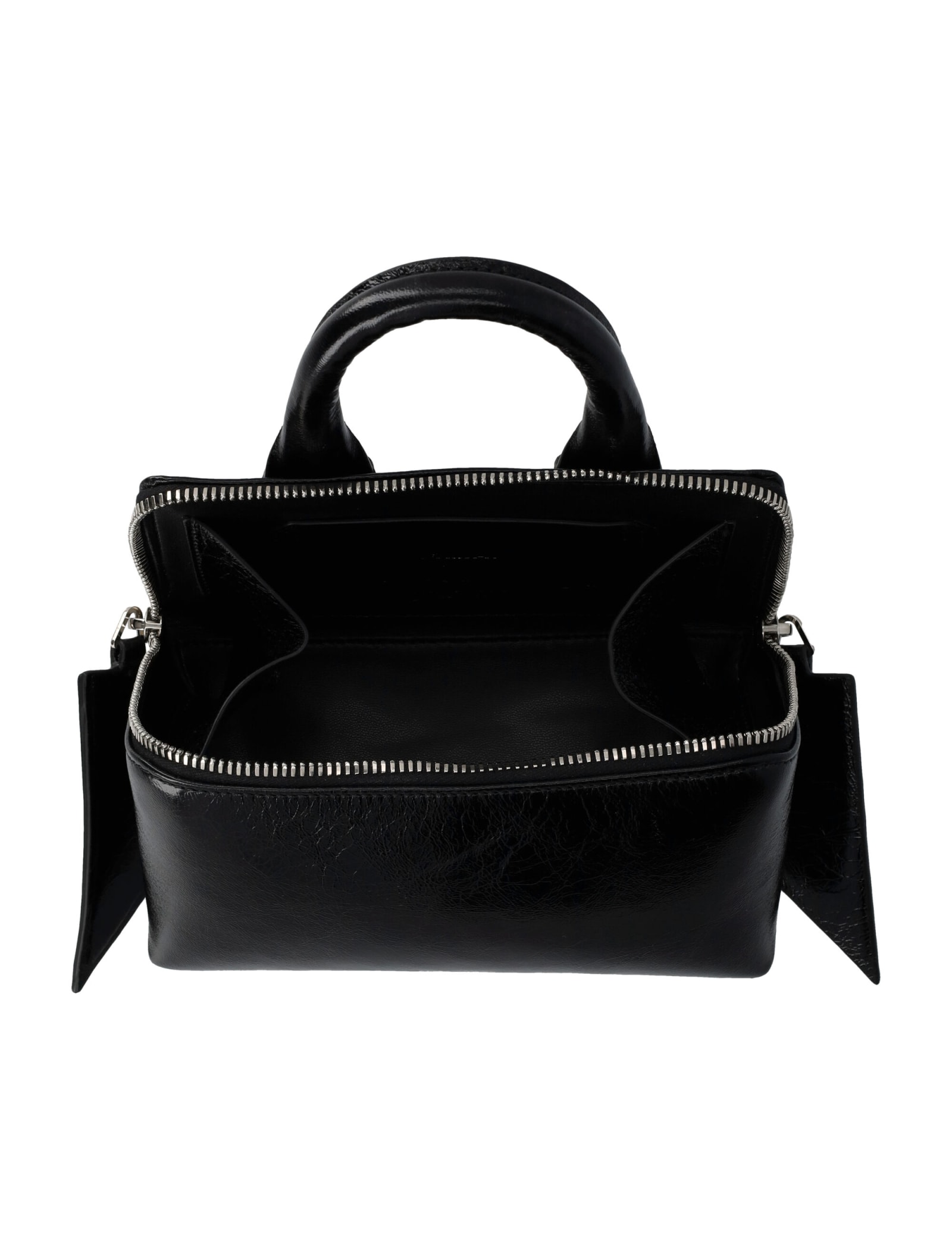 Shop Attico Friday Small Bag In Black