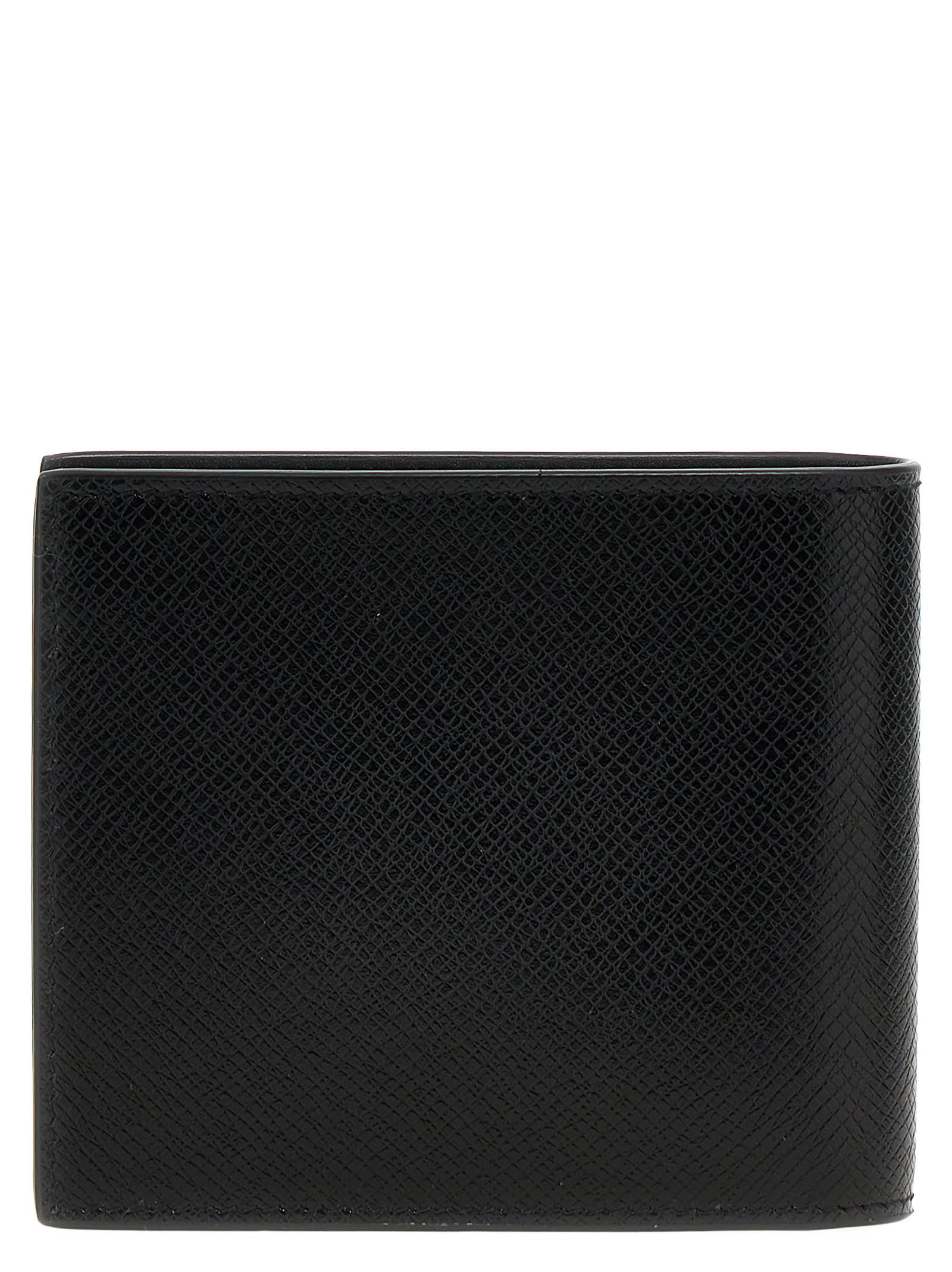 Shop Saint Laurent Paris East/west Wallet In Black