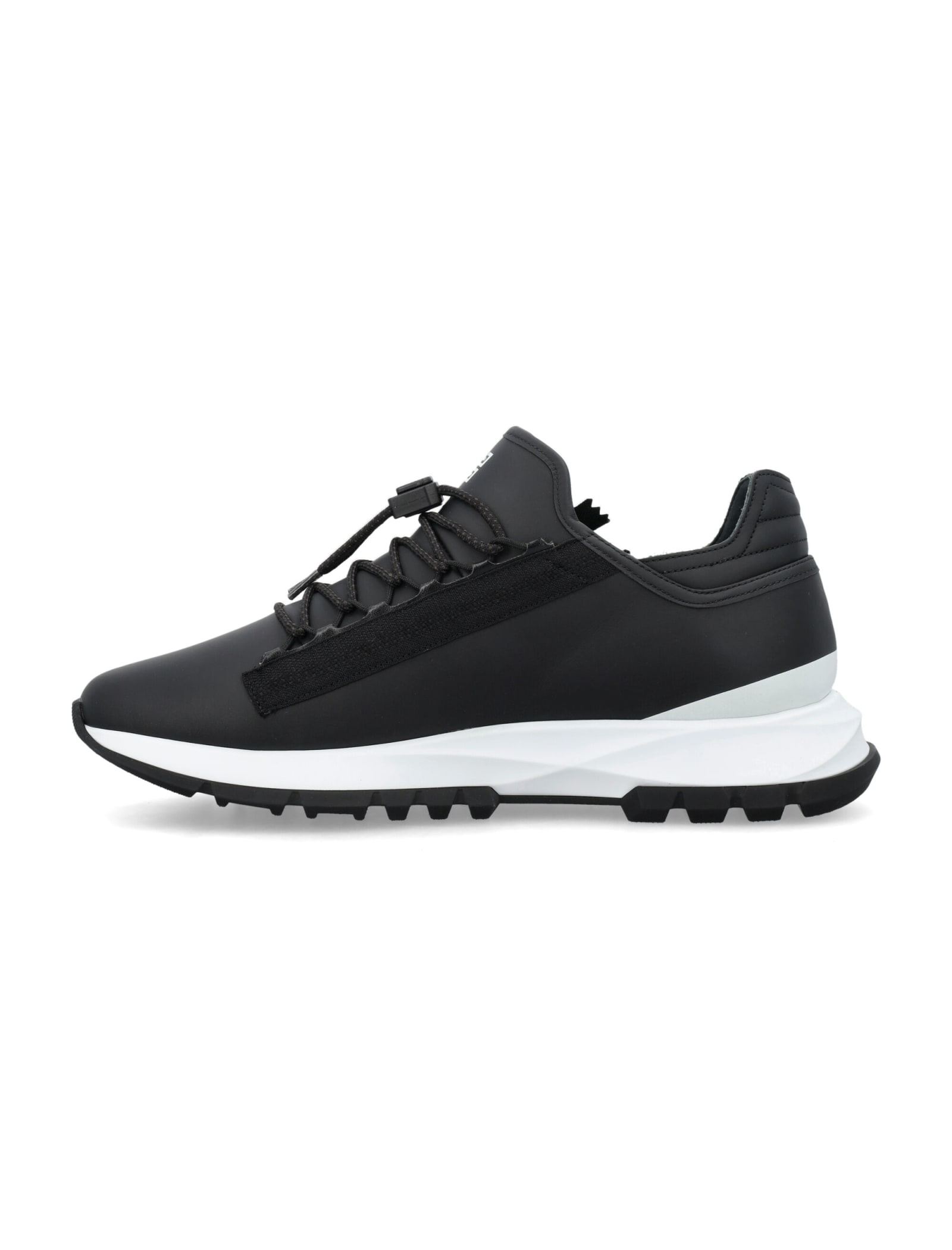 Shop Givenchy Spectre Zip Runners In Black/white