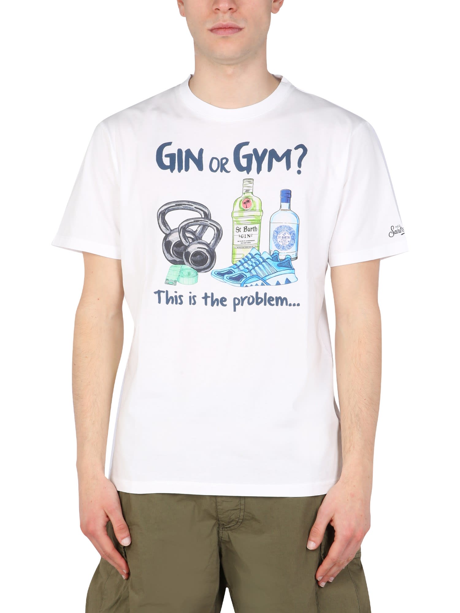 MC2 Saint Barth Gin Or Gym T-shirt