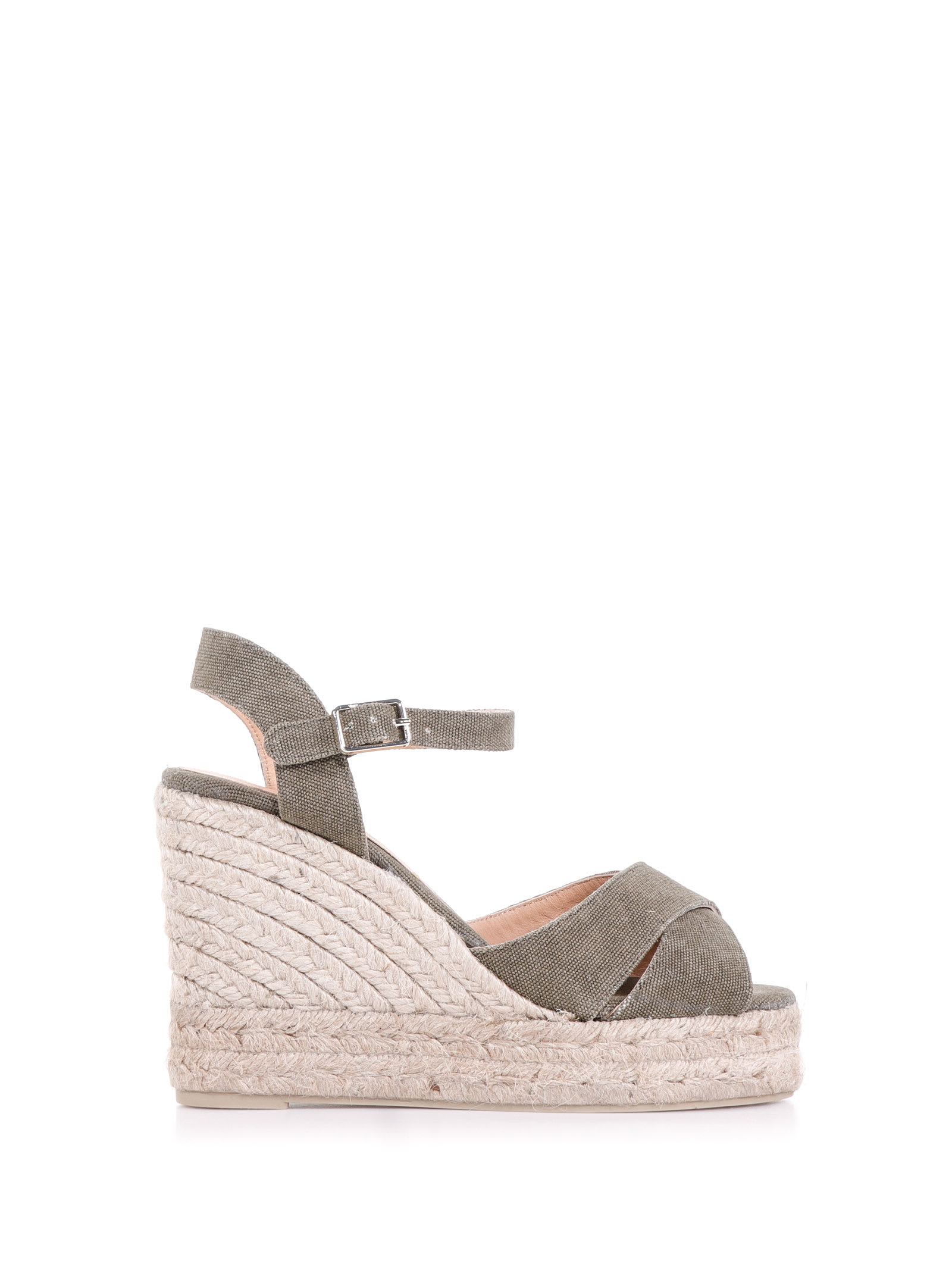 Castañer Open Blaudell Wedge With Strap