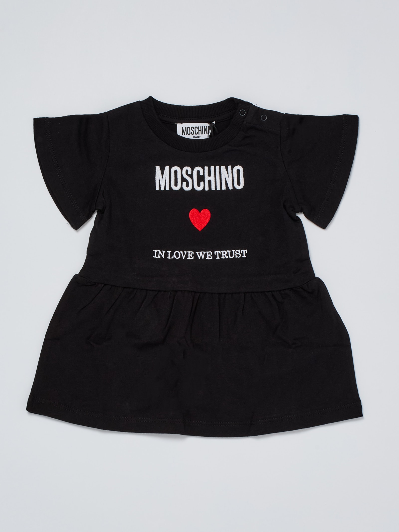 Moschino Babies' Dress Dress In Nero