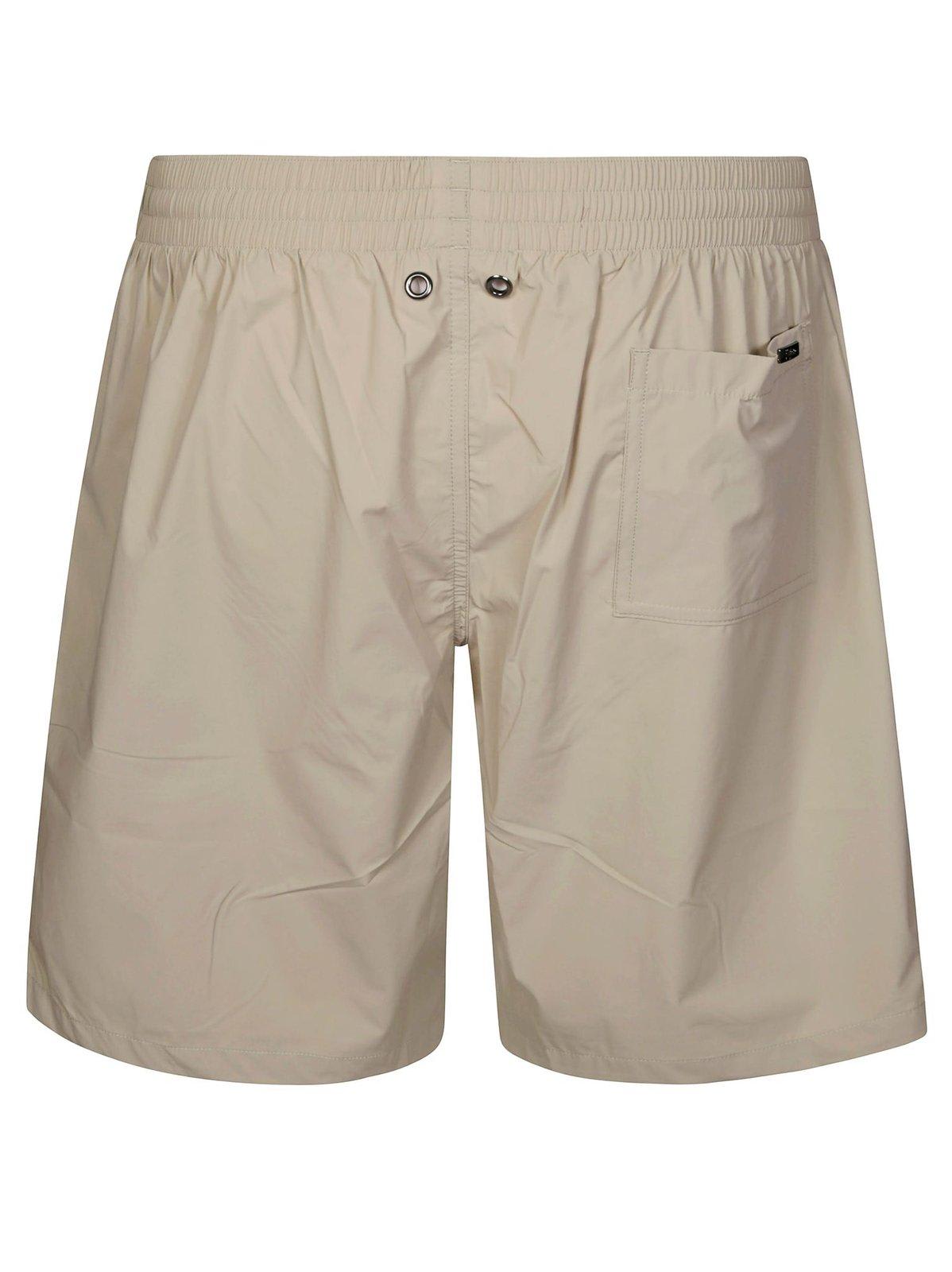 Herno Cargo Bermuda Shorts Elastic Waistband
