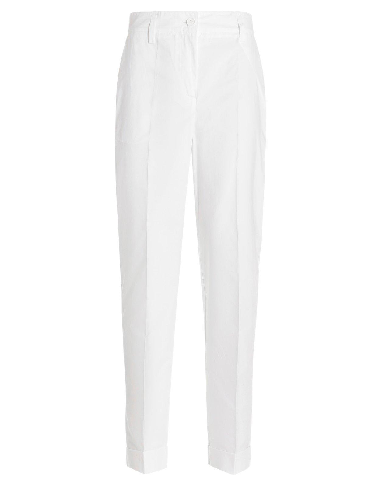 P.A.R.O.S.H SLIM FIT BUTTONED TROUSERS