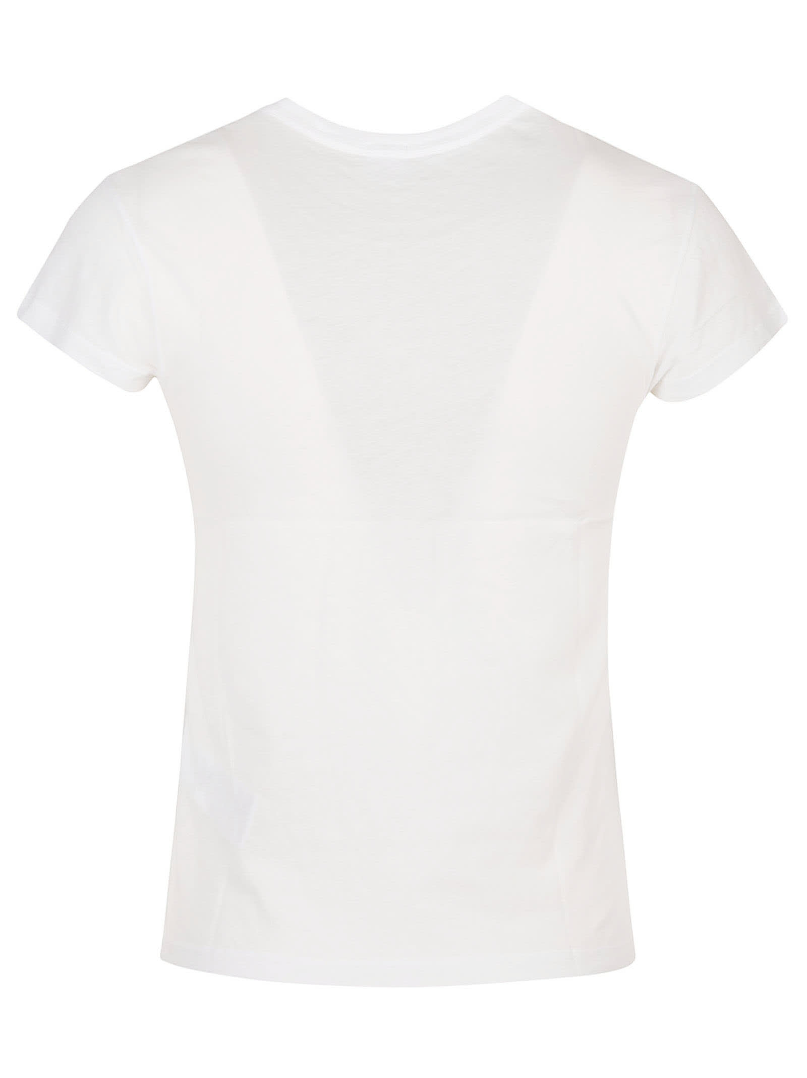 Shop Re/done 60s Slim T-shirt In Optic White