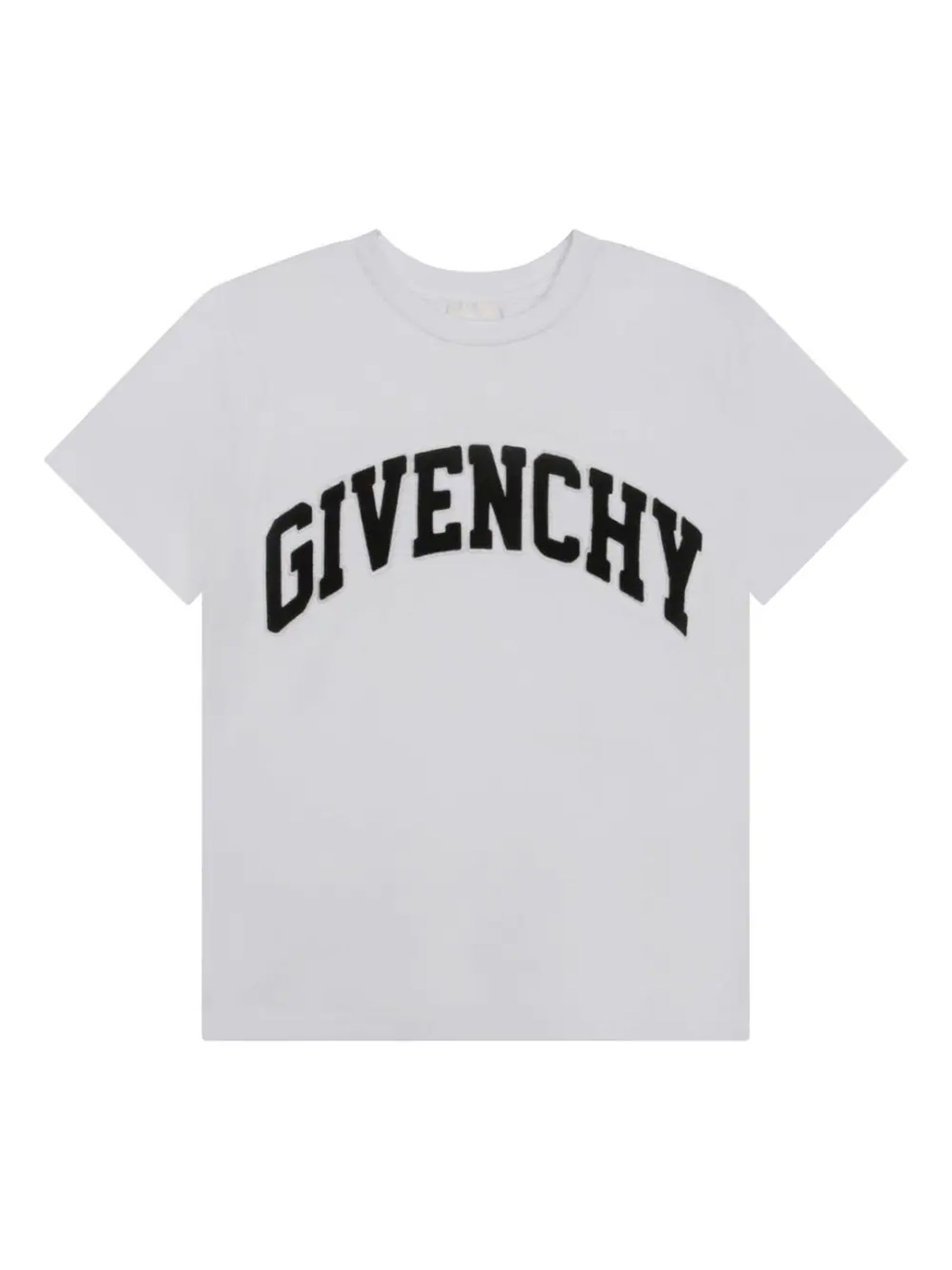 Shop Givenchy White Cotton T-shirt In P Bianco