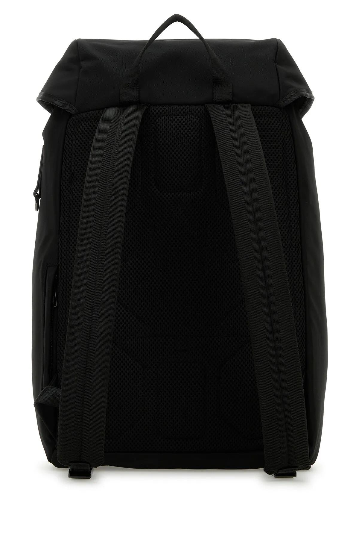 Shop Dsquared2 Black Nylon Urban Backpack In Nero