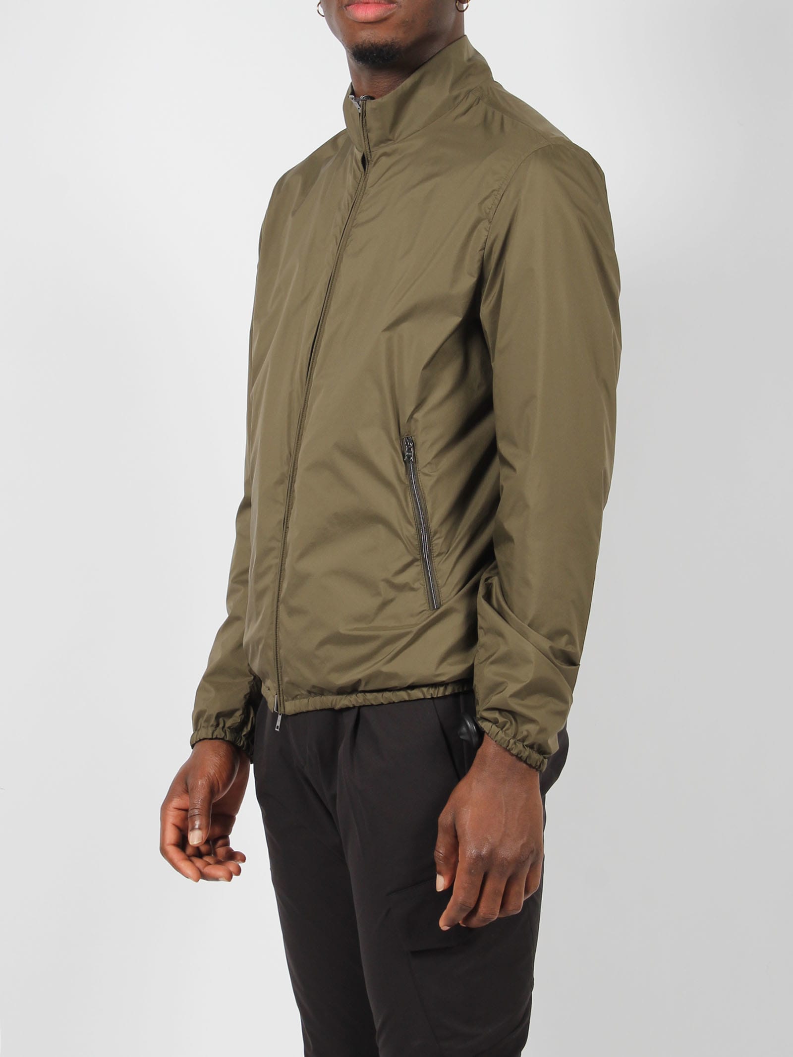 Shop Herno Reversible Millionaire Microfibre And Ecoage Bomber Jacket In Black