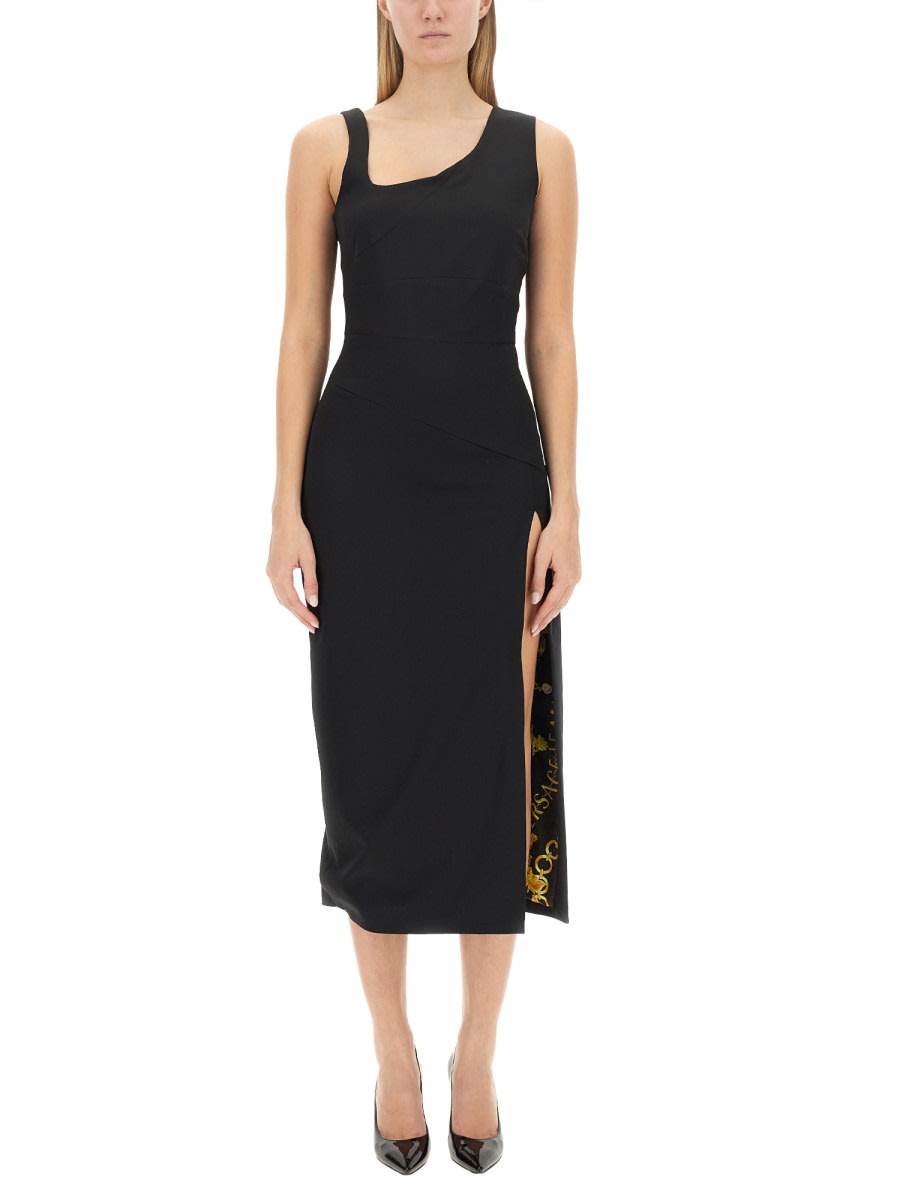 VERSACE JEANS COUTURE DRESS WITH SIDE SLIT
