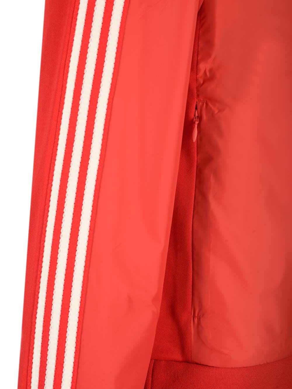 Adidas Originals By Wales Bonner Wales Bonner Nylon Crew Shirt In Better Scarlet