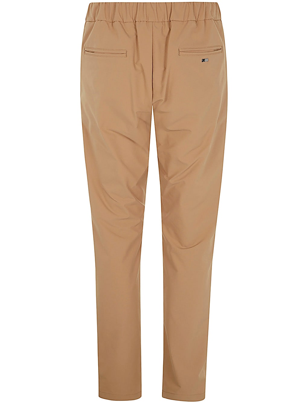 Shop Herno Relaxed Trousers In Camel