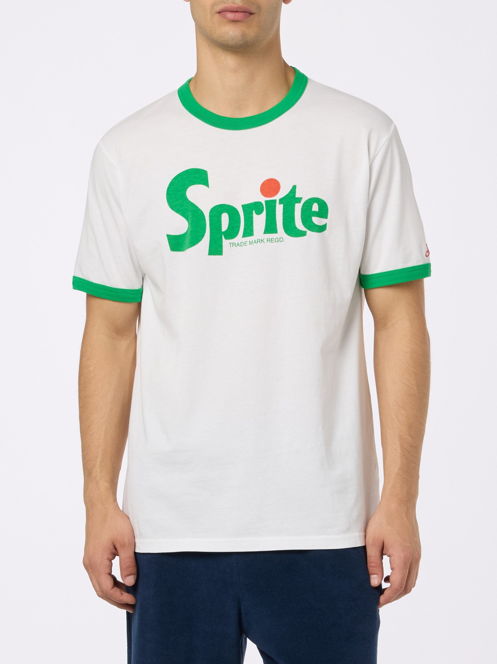 MC2 SAINT BARTH MAN COTTON T-SHIRT WITH SPRITE PRINT COCA-COLA® SPECIAL EDITION