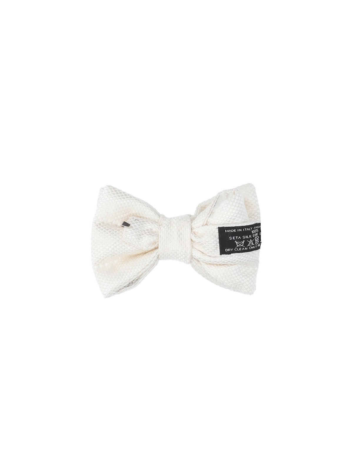 Tom Ford Papillon Annodato In Seta In White