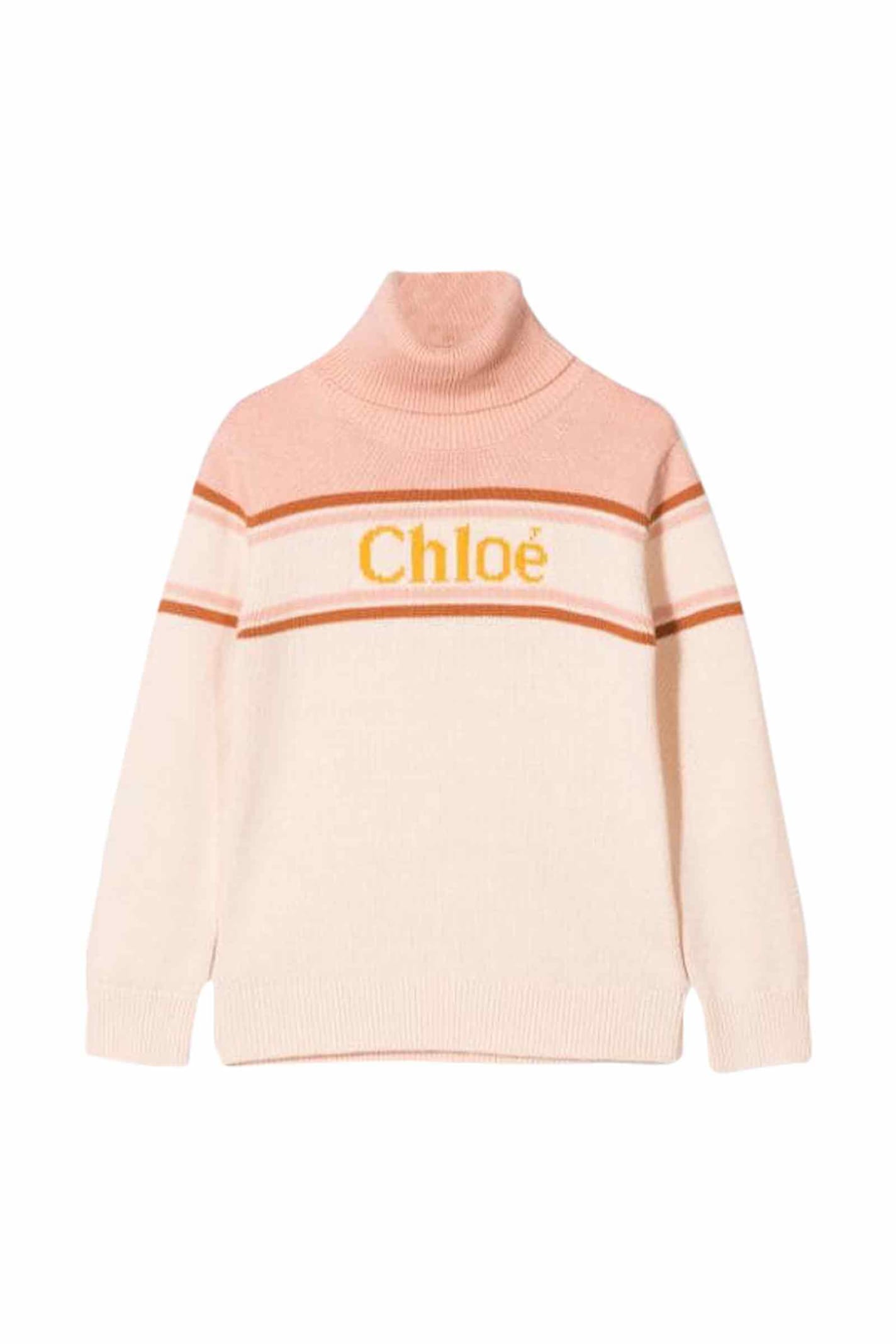 CHLOÉ EMBROIDERY SWEATER,10995236