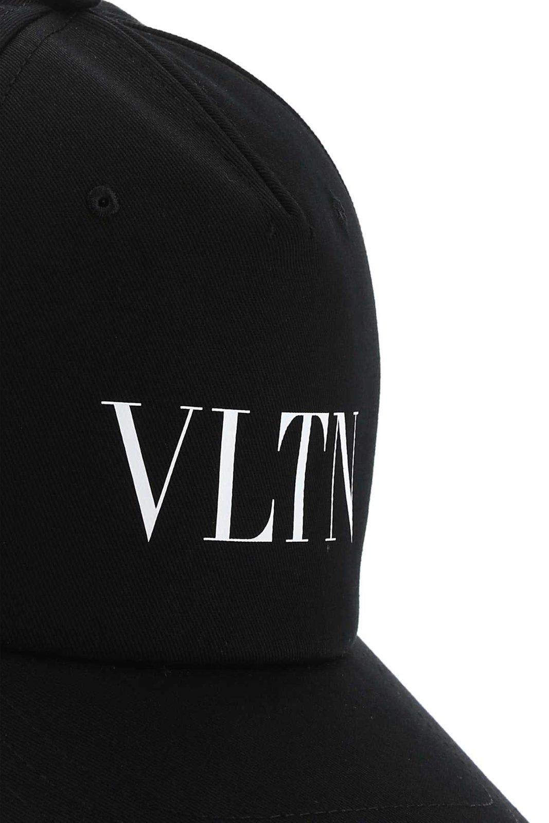 Valentino Garavani Vltn Logo Printed Baseball Cap | Smart Closet