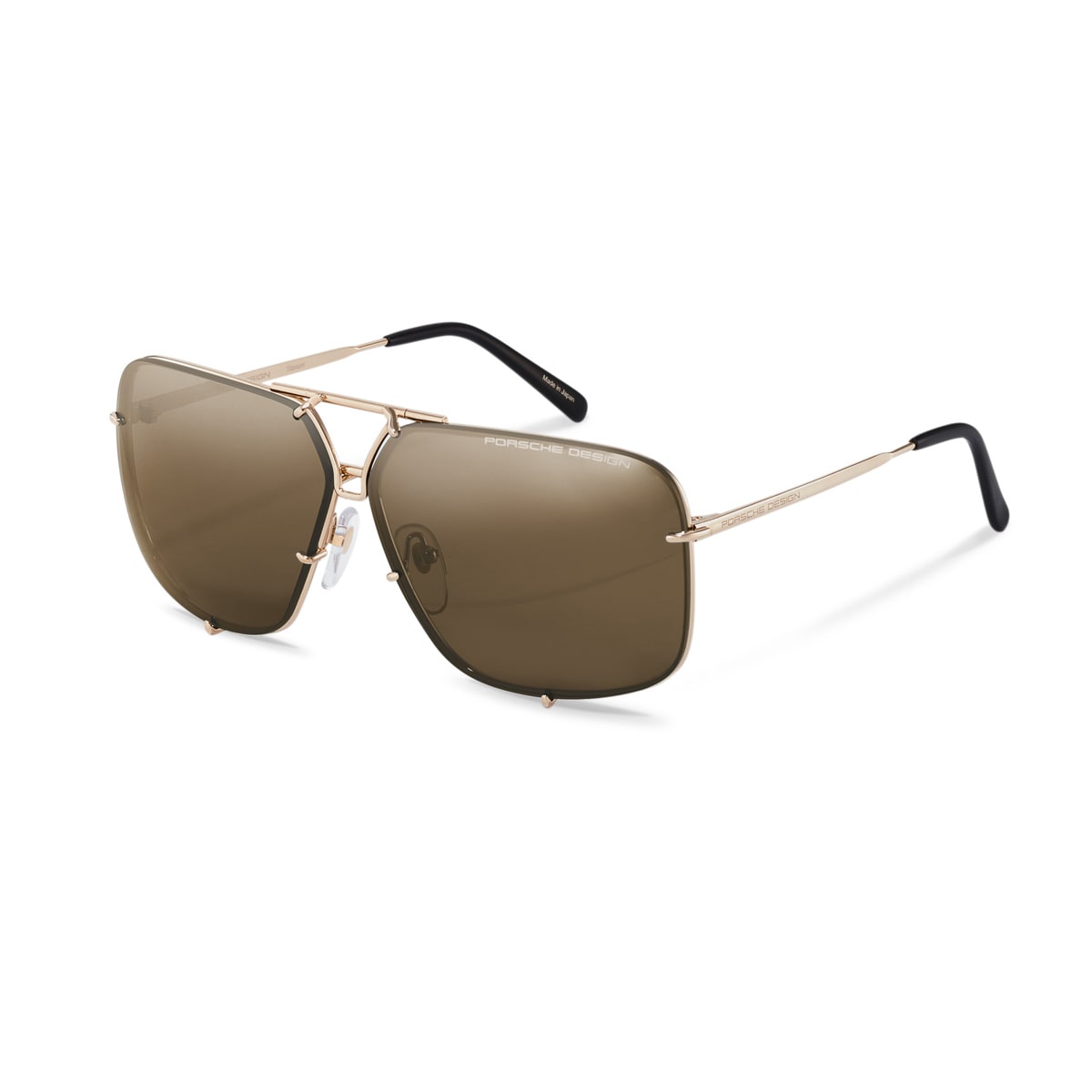 Shop Porsche Design P8928 B Sunglasses In Oro