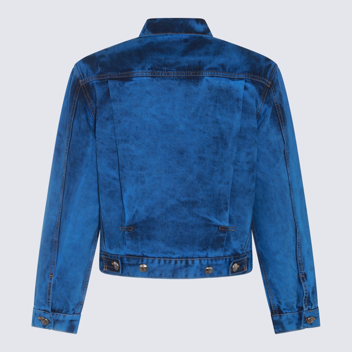 Shop Vivienne Westwood Blue Cotton Denim Jacket