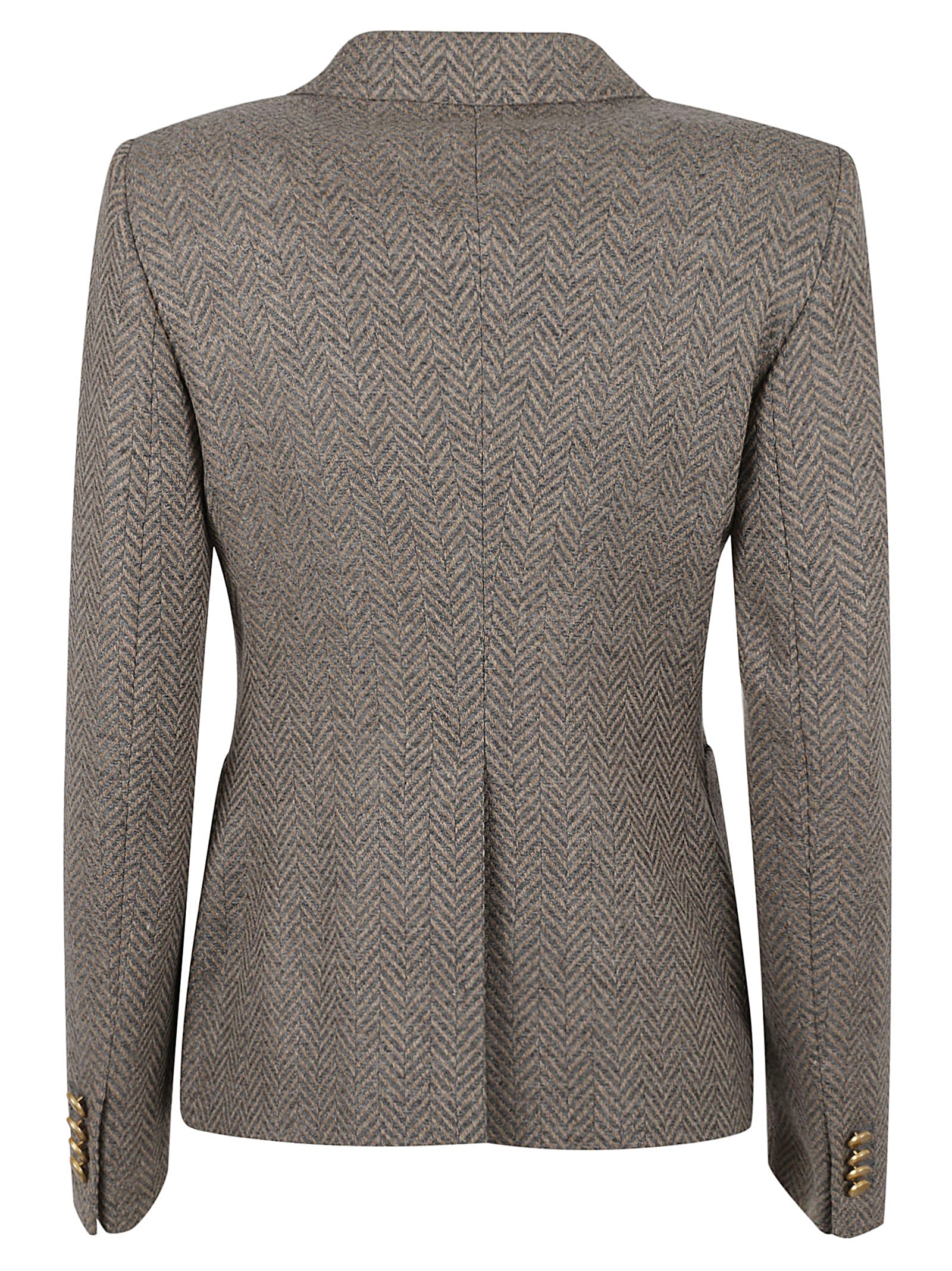 Shop Tagliatore Two-button Blazer In Grey