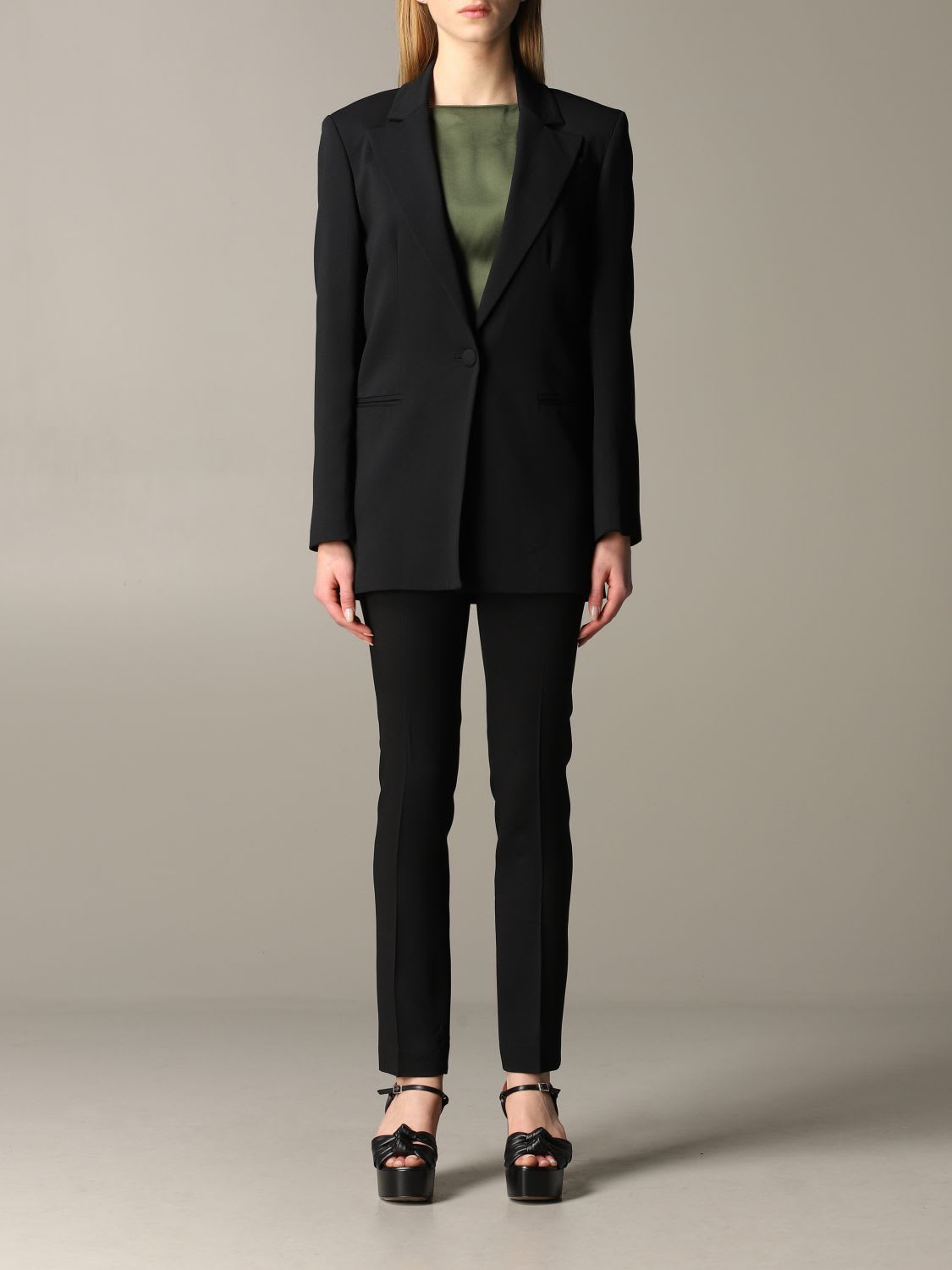 L'autre Chose Lautre Chose Suit Blazer Women Lautre Chose In Black