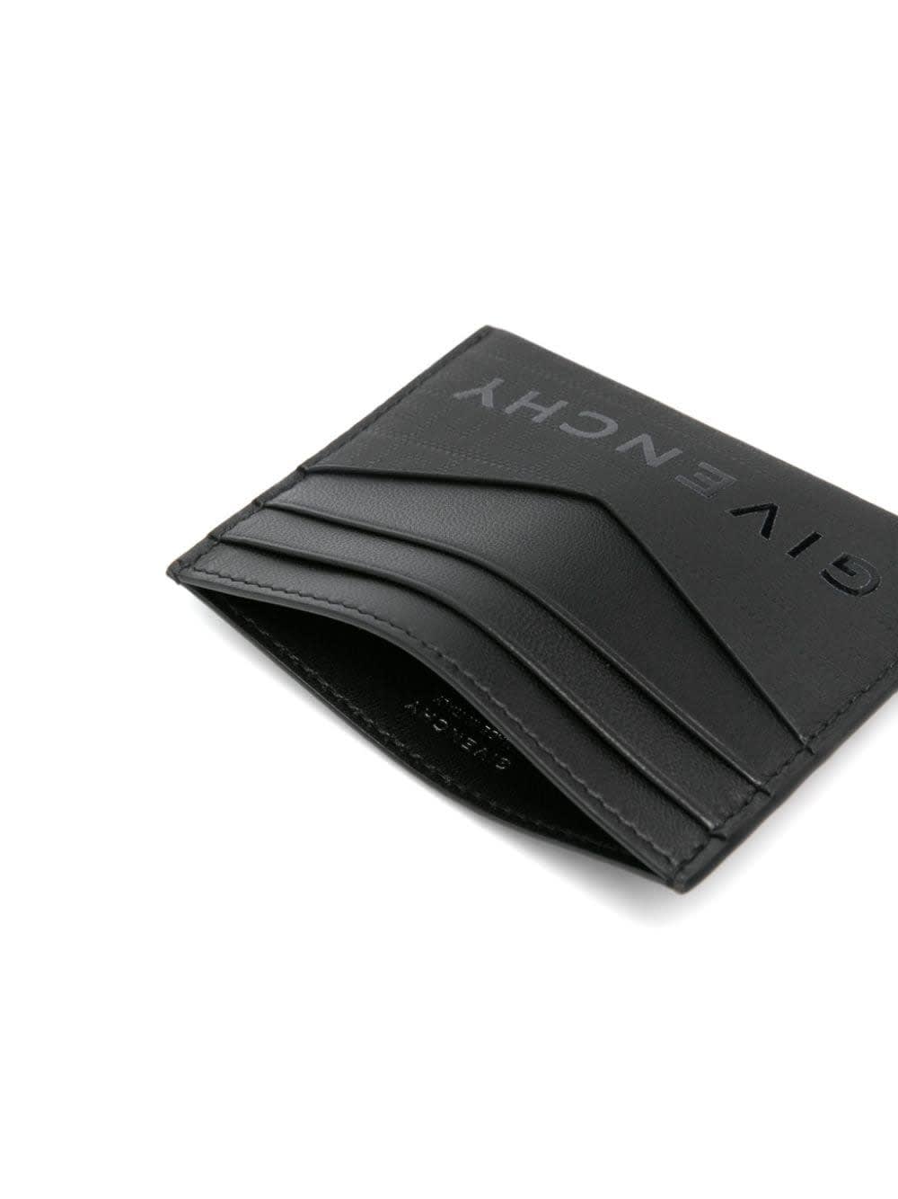 Shop Givenchy Black 4g Nylon Card Holder