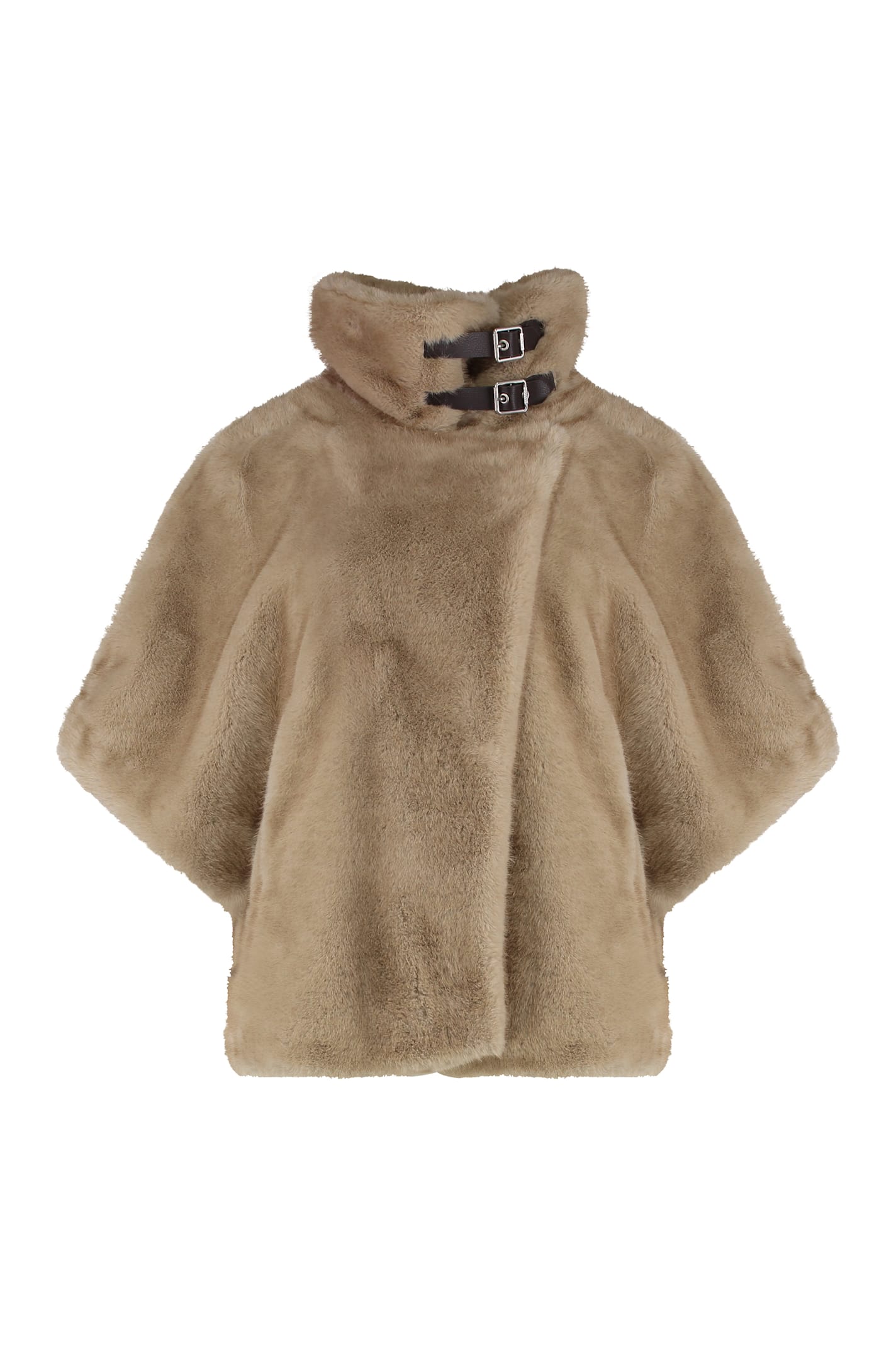 Pinko Comodino Cappa Similpelliccia In Neutral