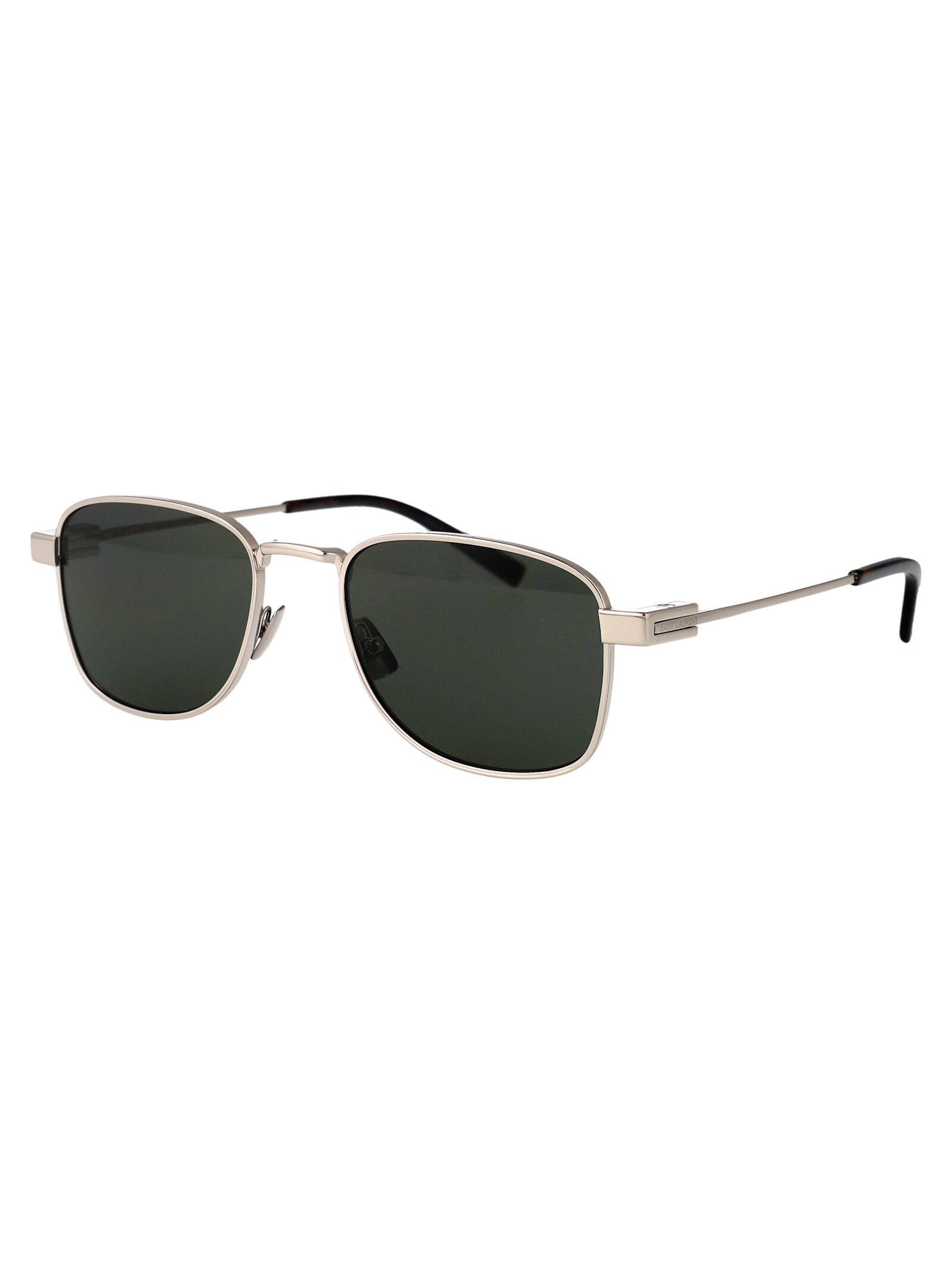 Saint Laurent Sl 741 Sunglasses In Silver-silver-grey