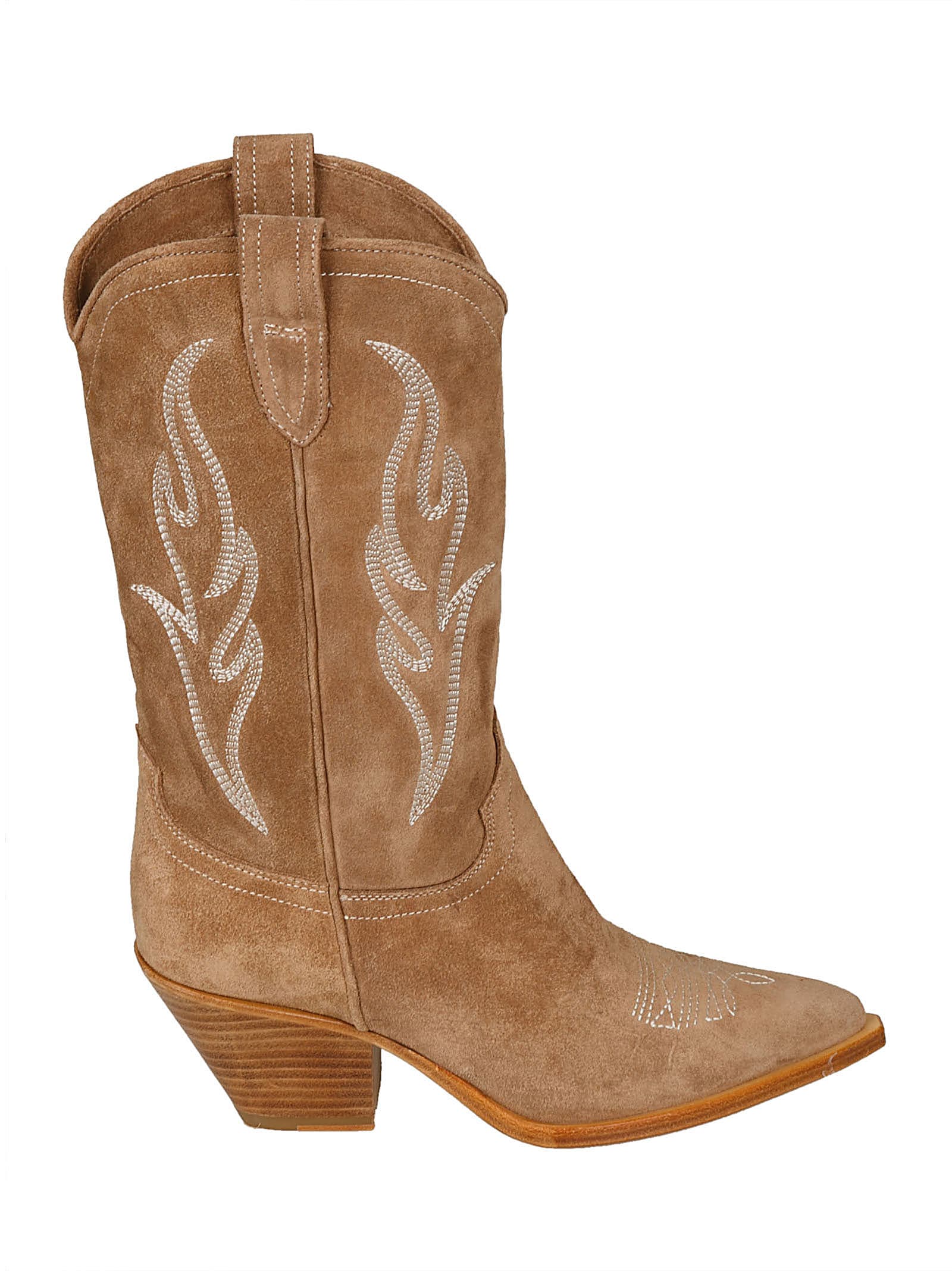 Sonora embroidered leather Texan boots main image 0