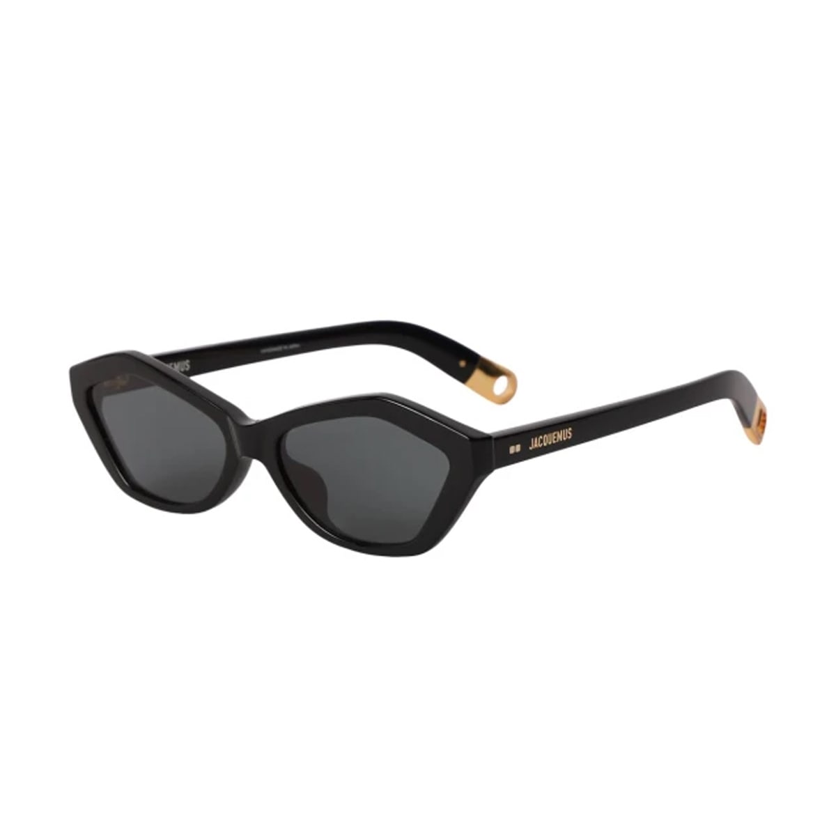 Shop Jacquemus Les Lunettes Bambino Jac42 C1 Black Linea La Casa Sunglasses In Nero