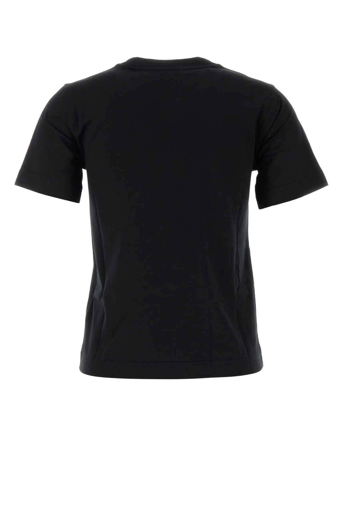 Burberry Ekd Cotton T-shirt In Black