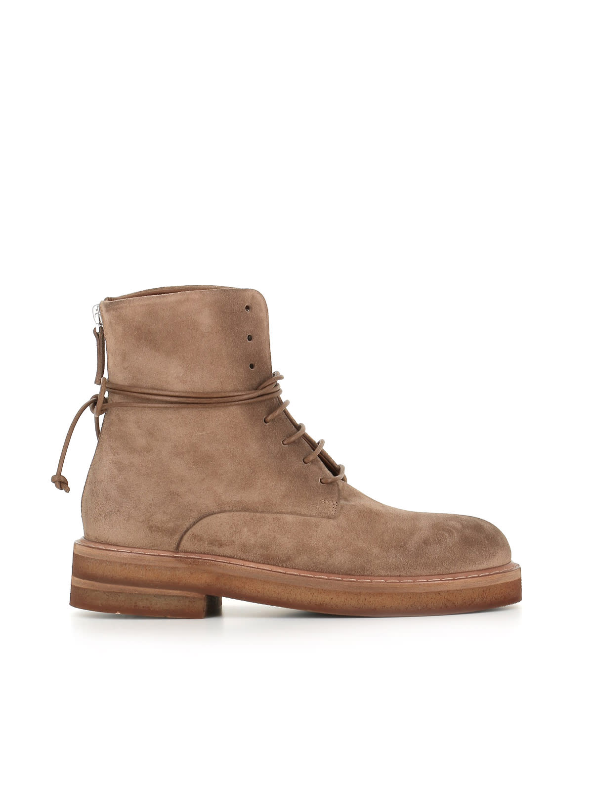 Shop Marsèll Lace-up Boots Parrucca In Beige