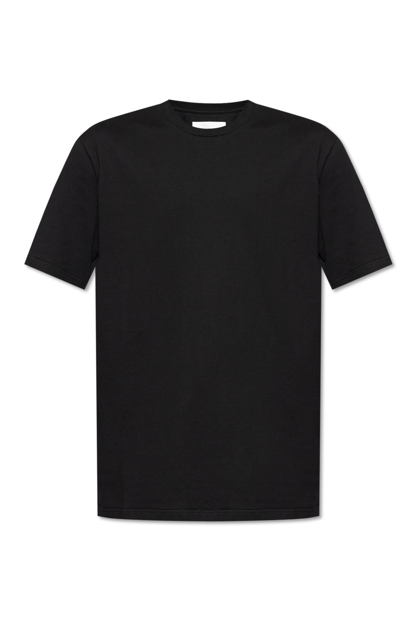 Shop Jil Sander Round Neck T-shirt In Nero