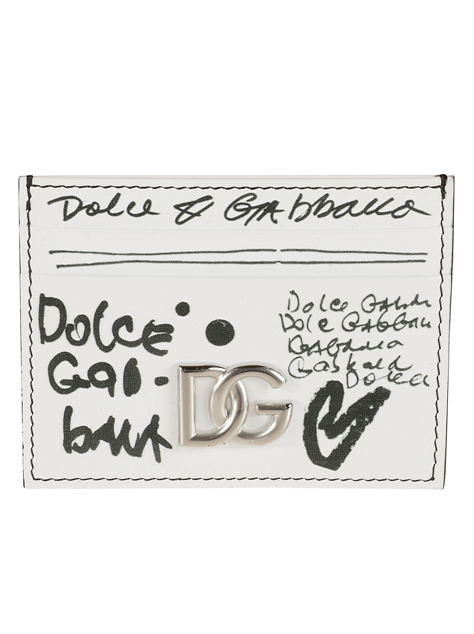 Dolce & Gabbana Graffiti Printed Card Holder