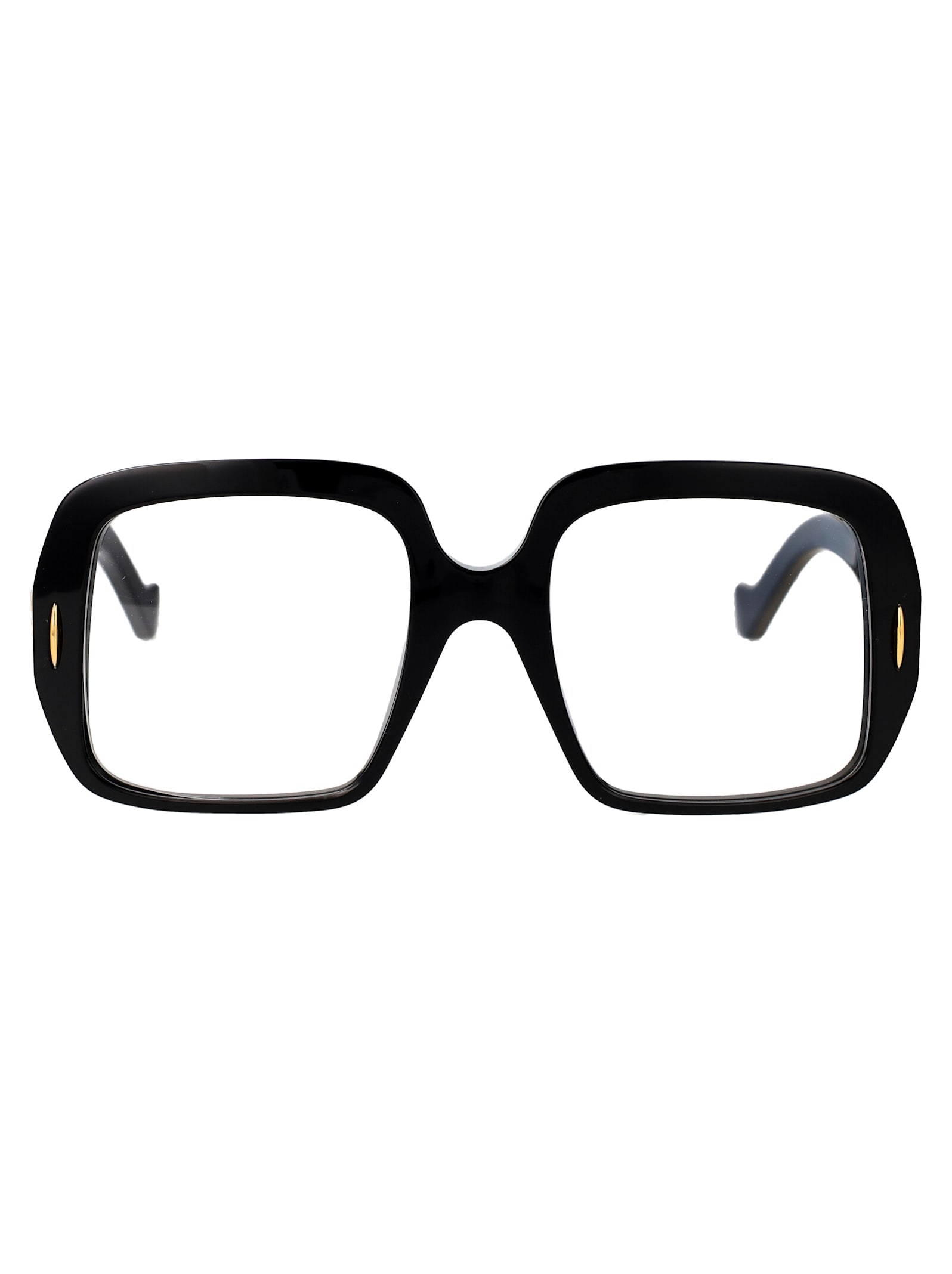 Shop Loewe Anagram Glasses In Black