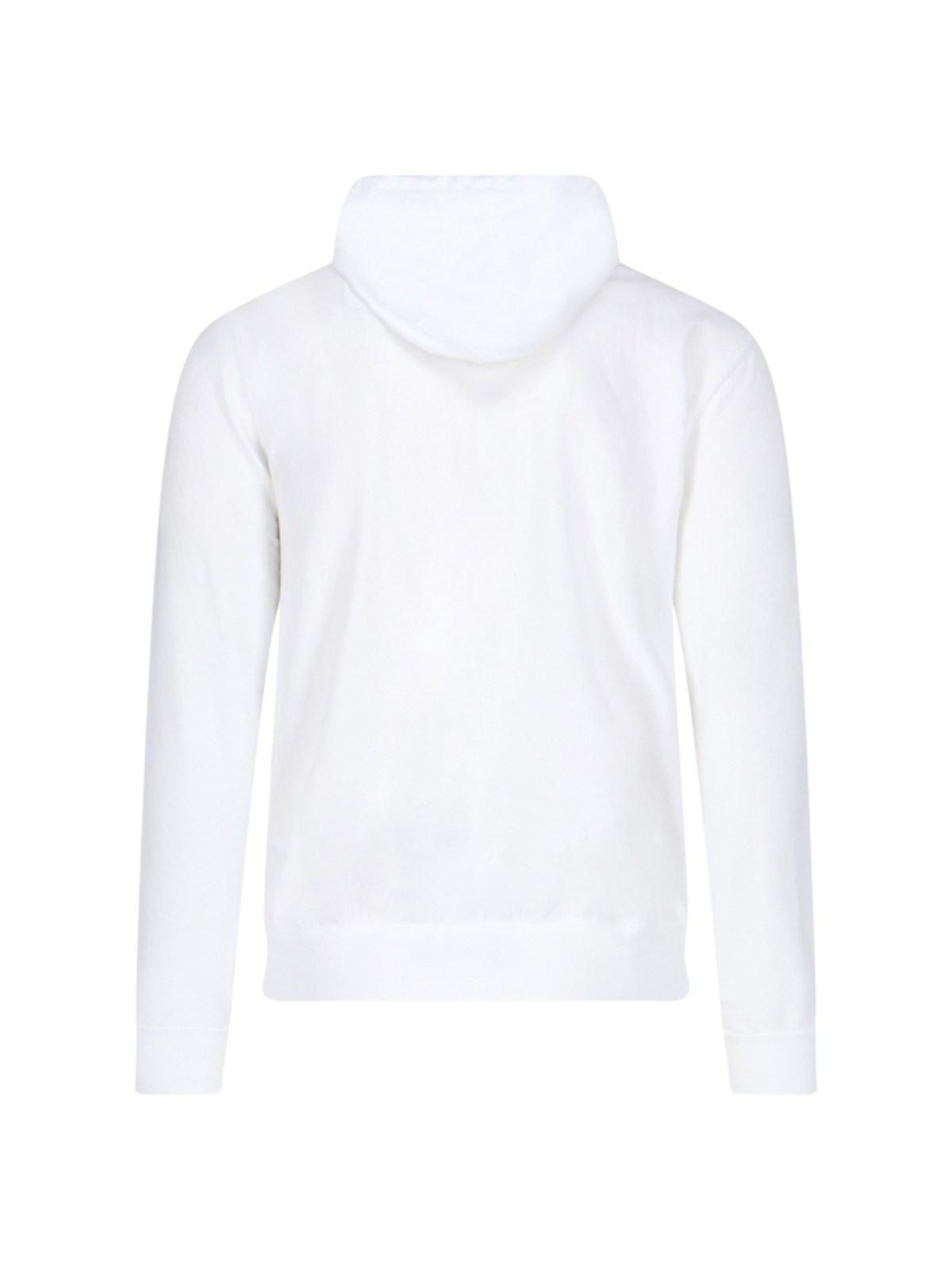 Shop Ralph Lauren Zipped Sweatshirt In White