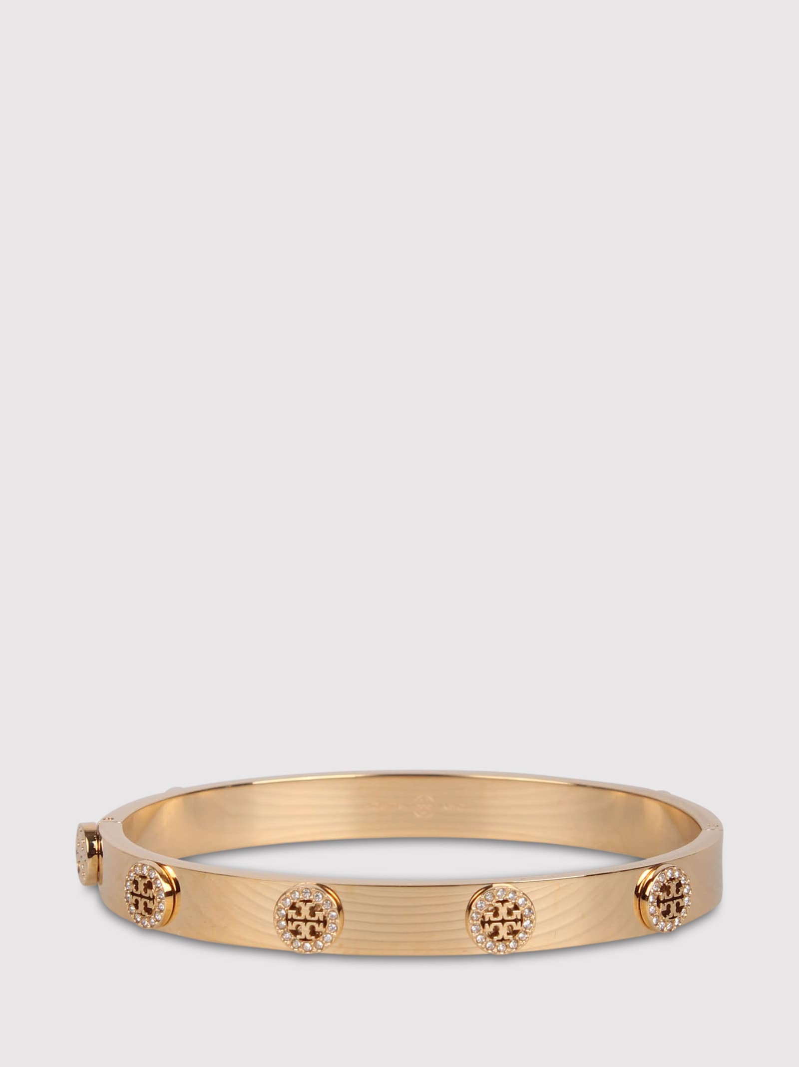 Shop Tory Burch Miller Stud Pavè Hinge Bracelet