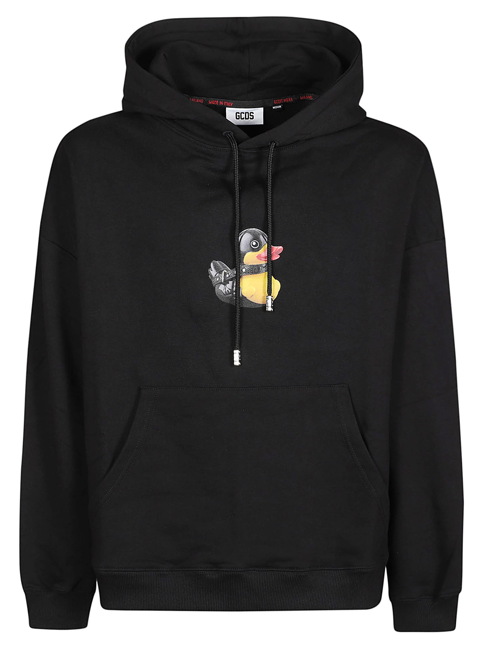 Shop Gcds Duck Sweatshirt In Black