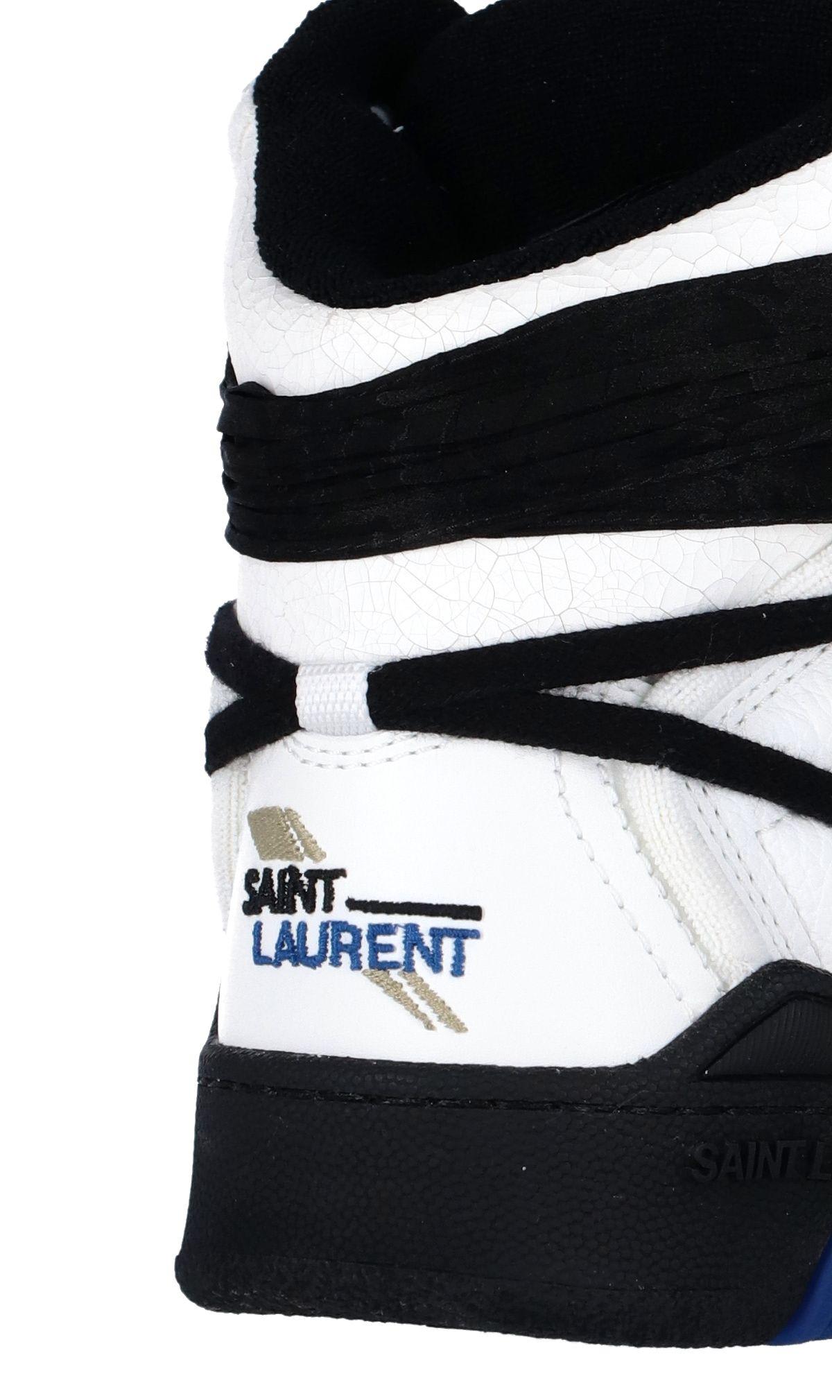 Shop Saint Laurent Smith High Sneakers