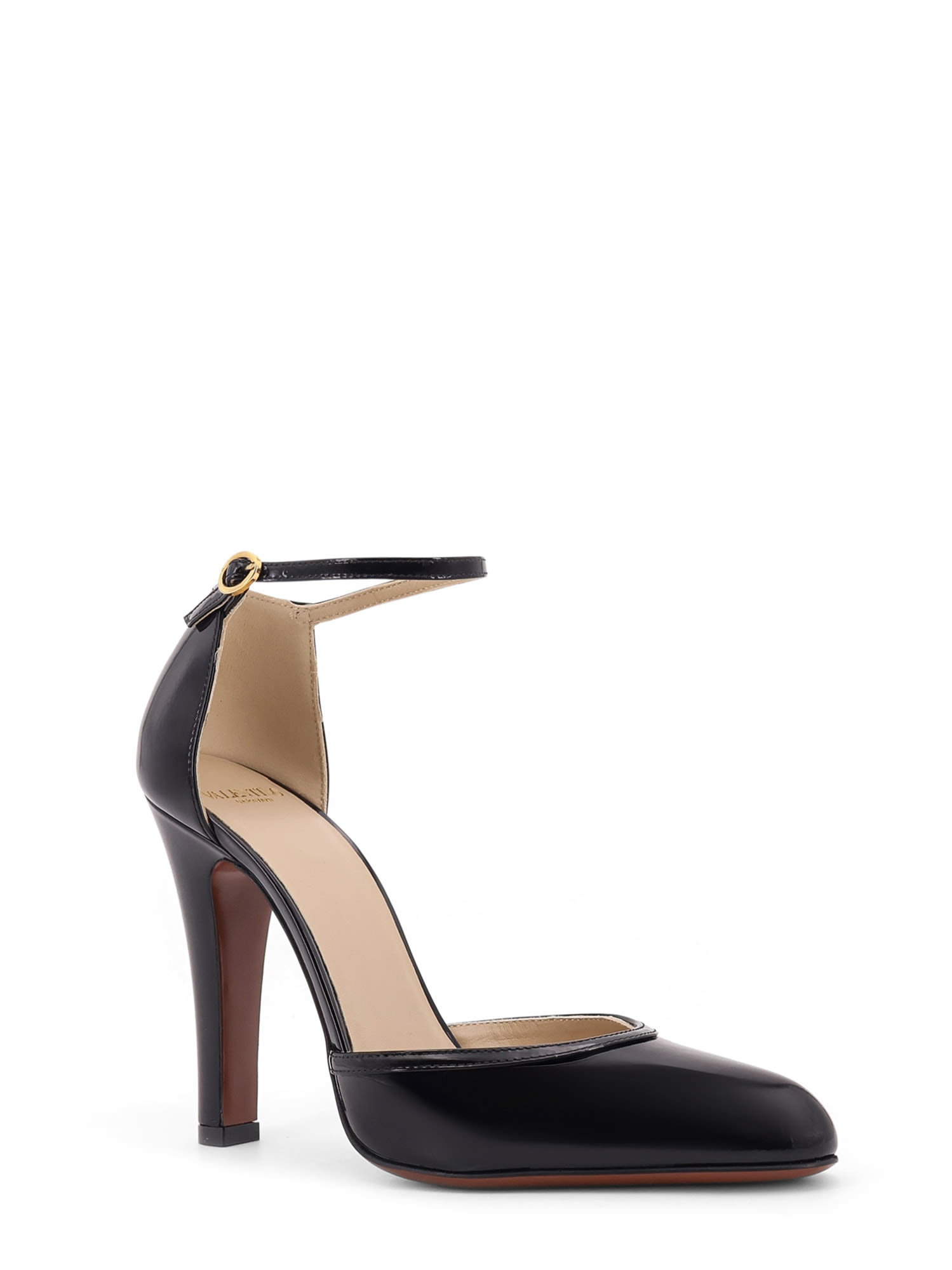 Valentino Hi Dolly Patent Pump In Black