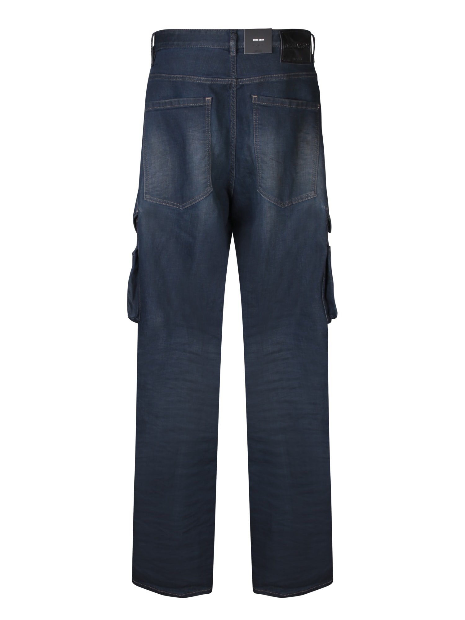 Shop Dsquared2 Cargo Eros Blue Jeans